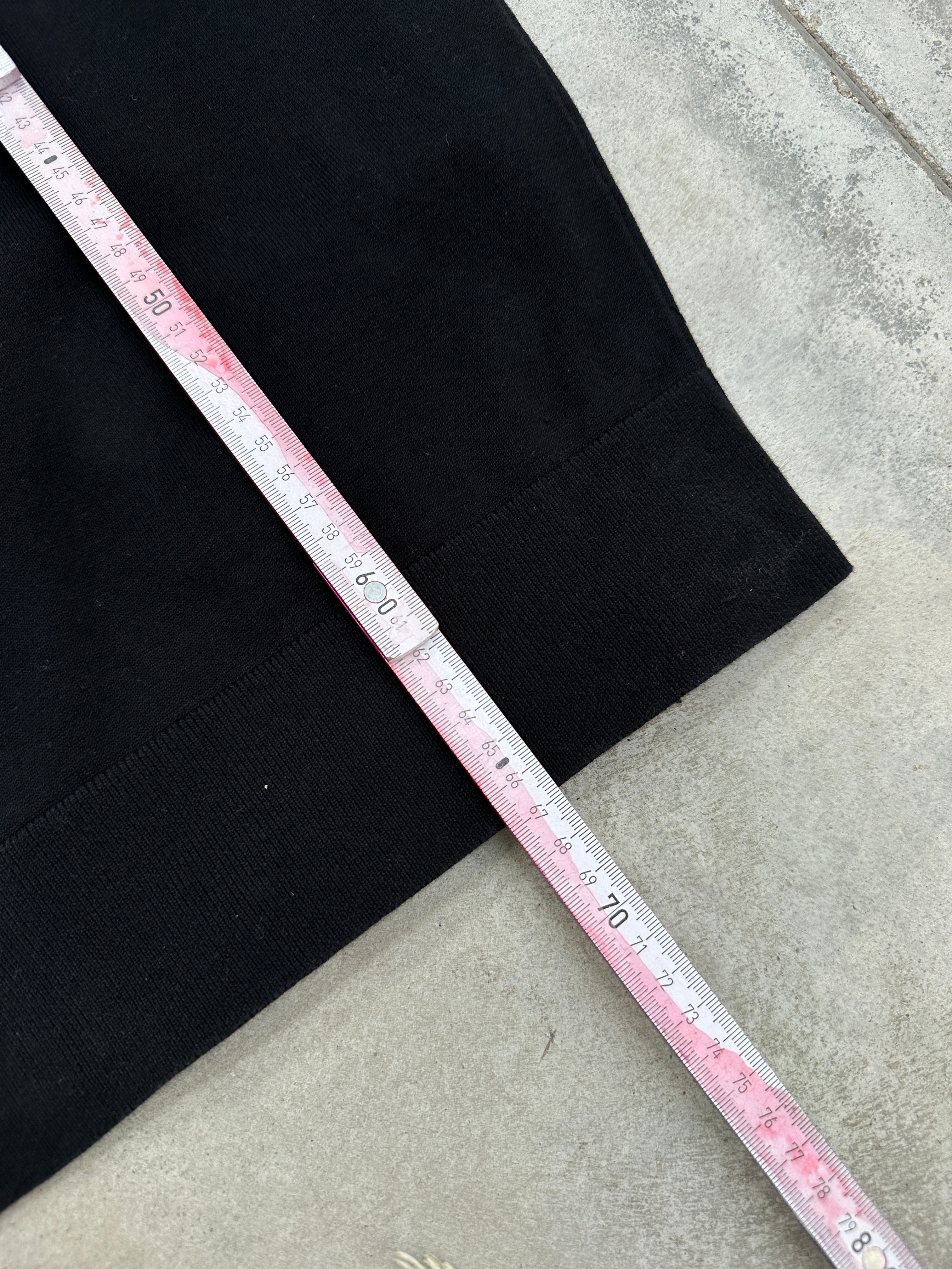 Vintage Tommy Hilfiger Black Knit Zip Sweater für Herren. Y2K Second Hand 2000s Fashion