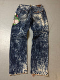 Produktbild von Vintage Big Train Japanese Washed Denim with Stitching von hinten 