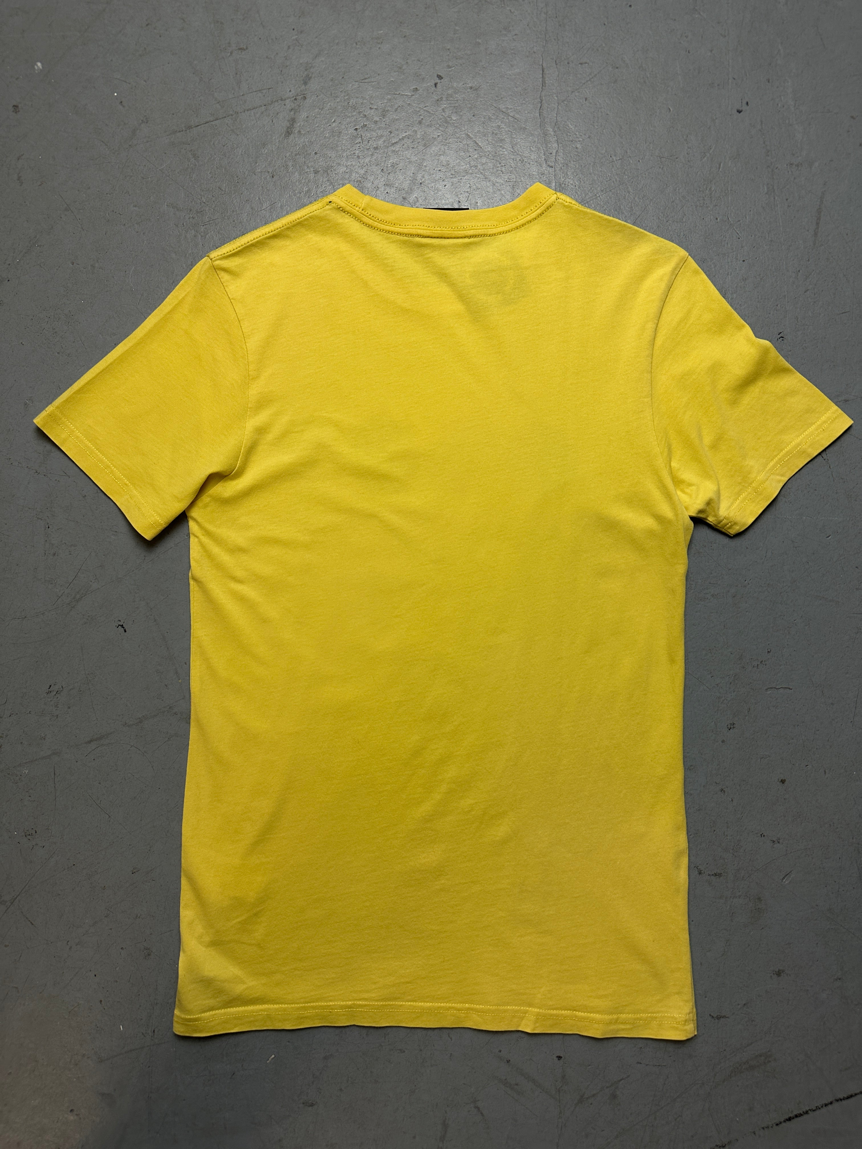 Produktbild von Vintage Yellow Printed Tee S/M von hinten