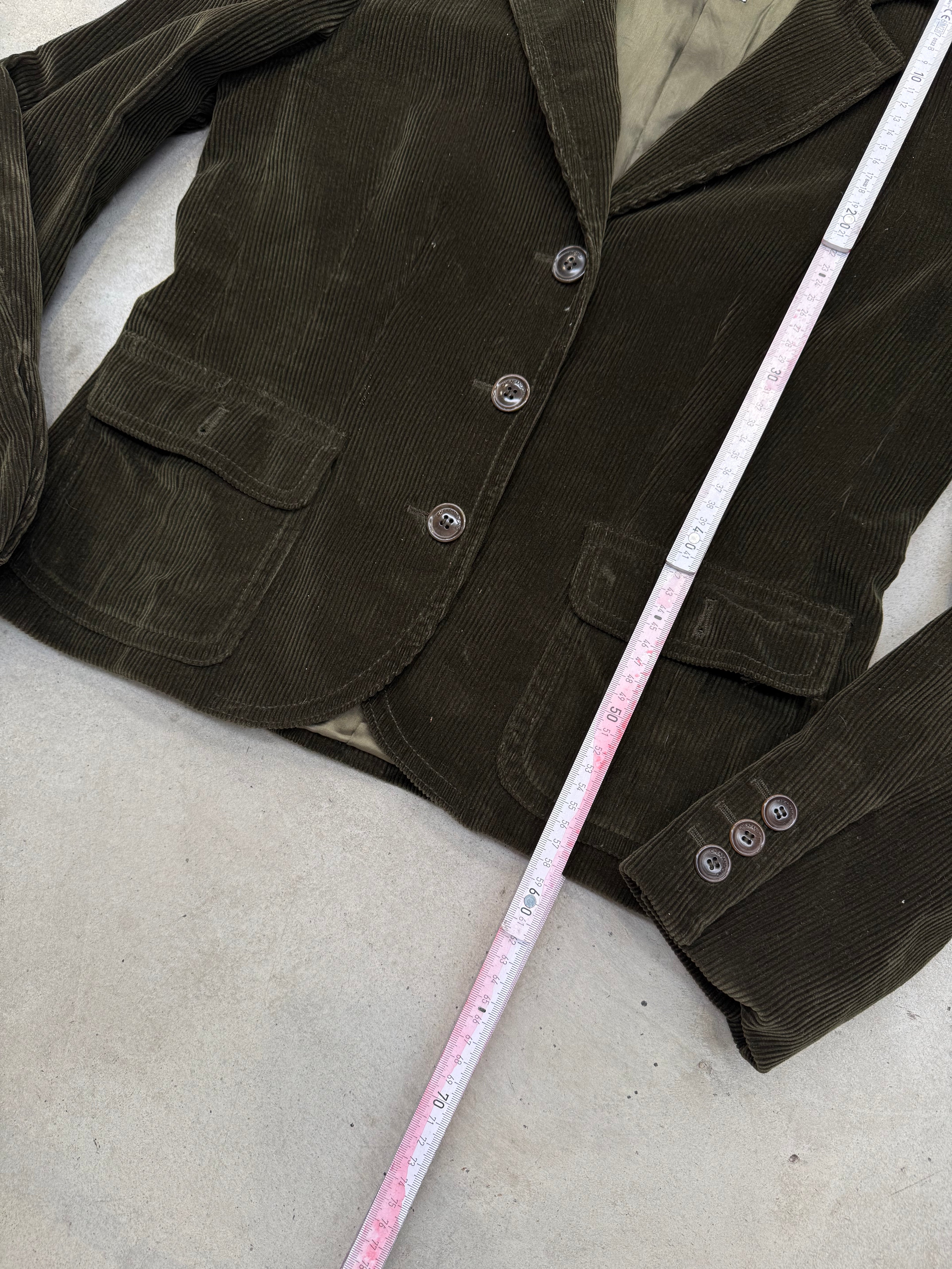 Vintage Moschino Green Cord Blazer M