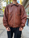 Vintage Leder Jacke (L)