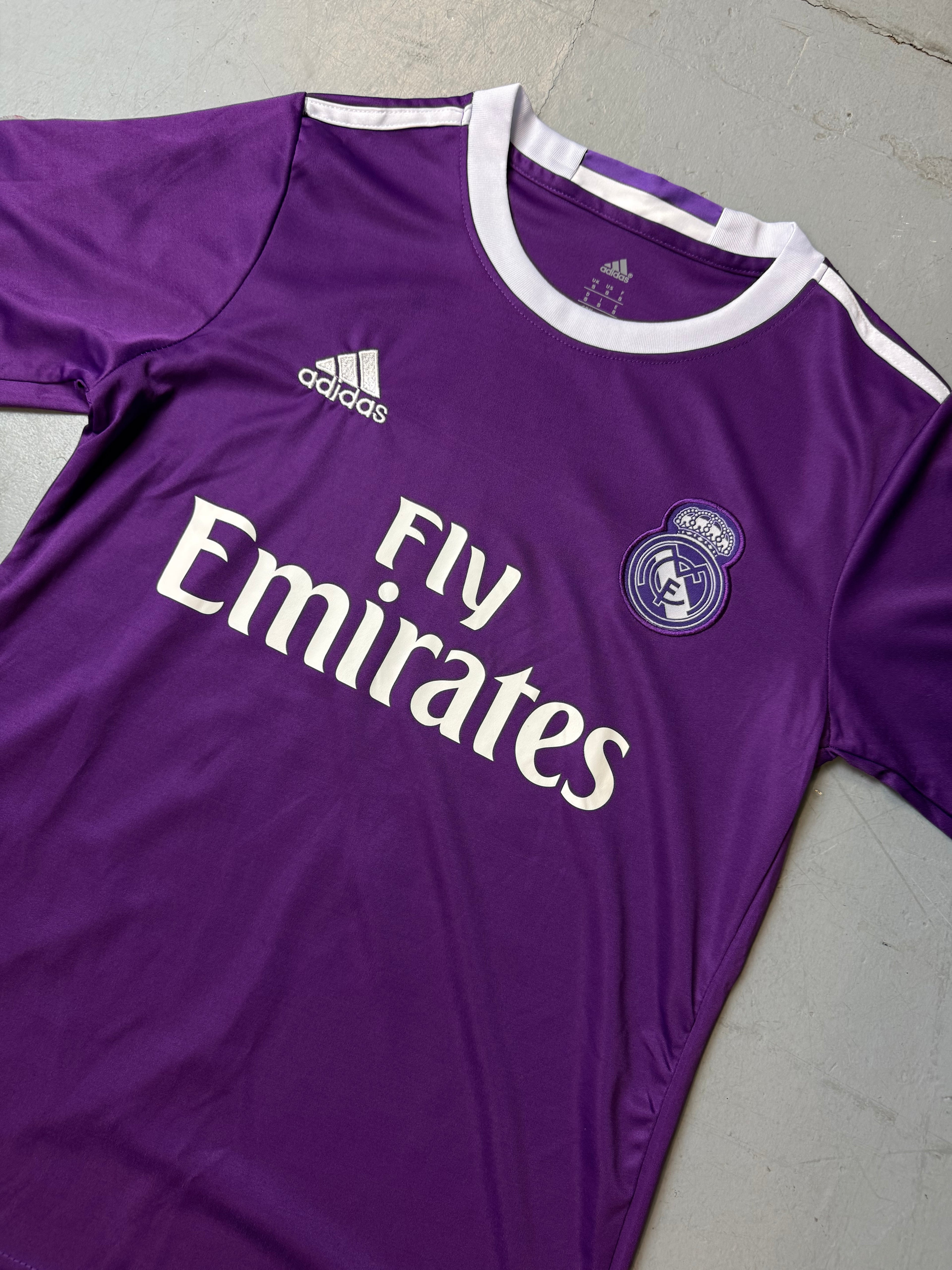 Vintage Adidas Real Madrid 16/17 Away Jersey S/M