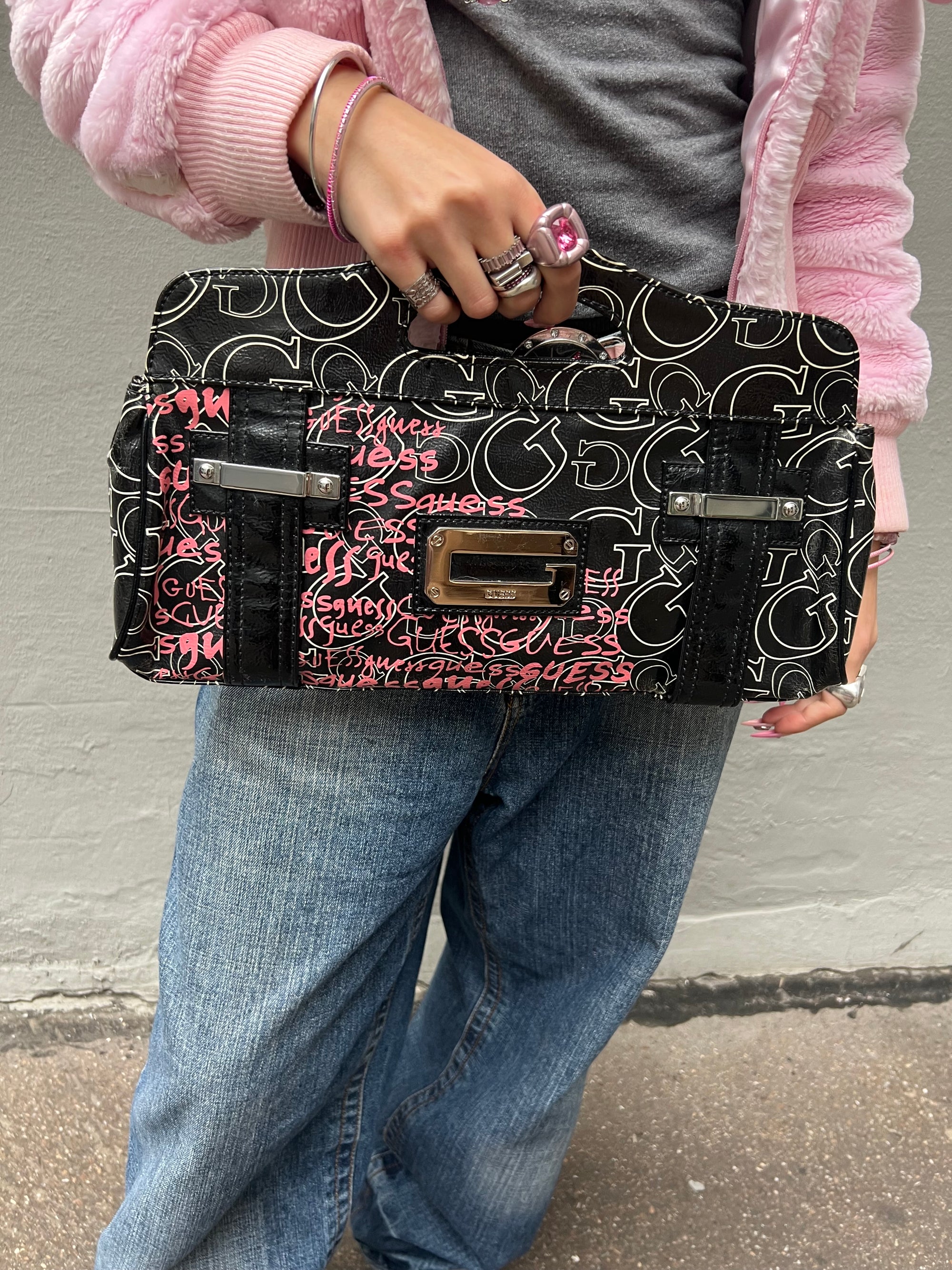 Vintage Guess Clutch Bag