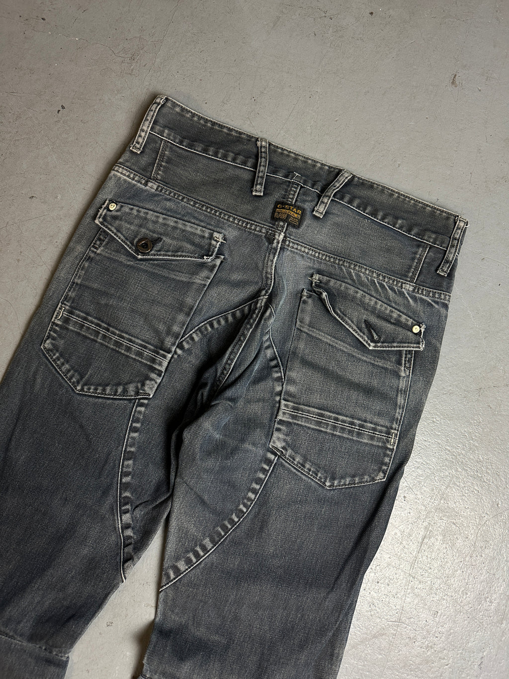 Detailbild von Vintage G-Star Raw Denim S/M von hinten 