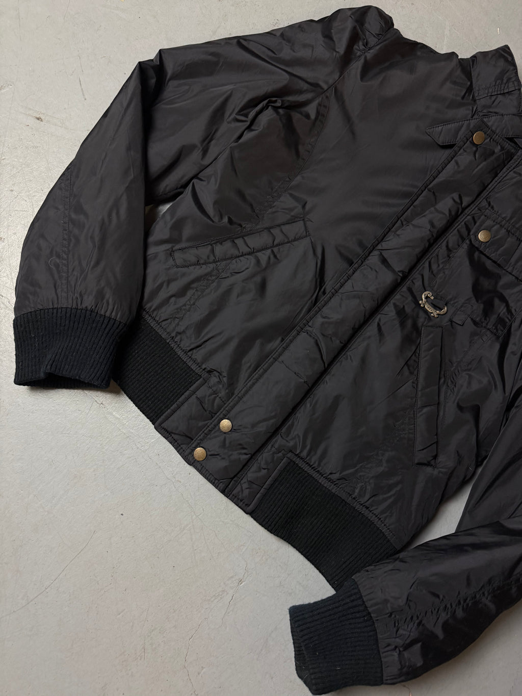 Detailbild von einer Vintage Diesel Black Jacket von Bund