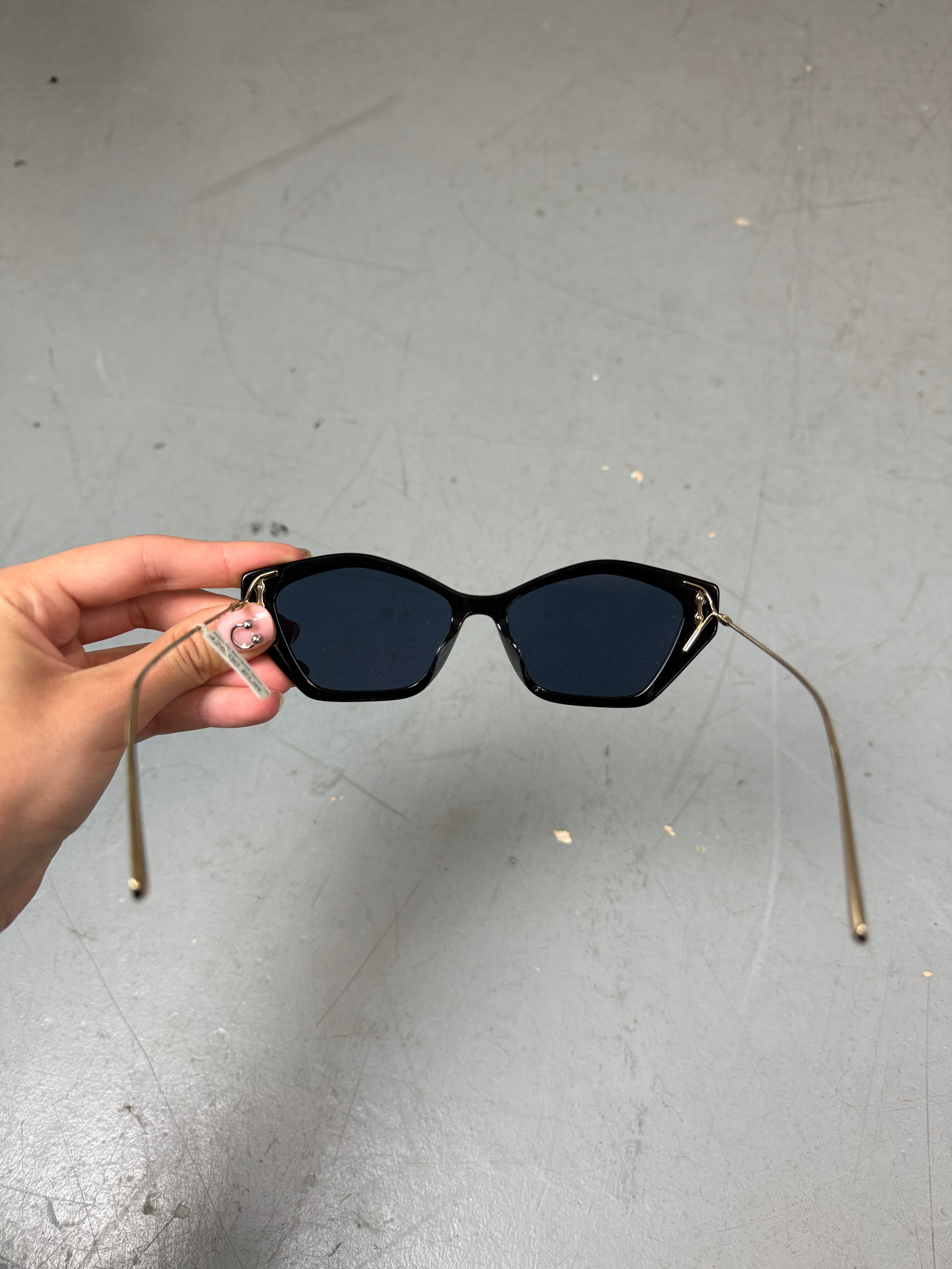Schwarze Cateye Sonnenbrille von Dior 
