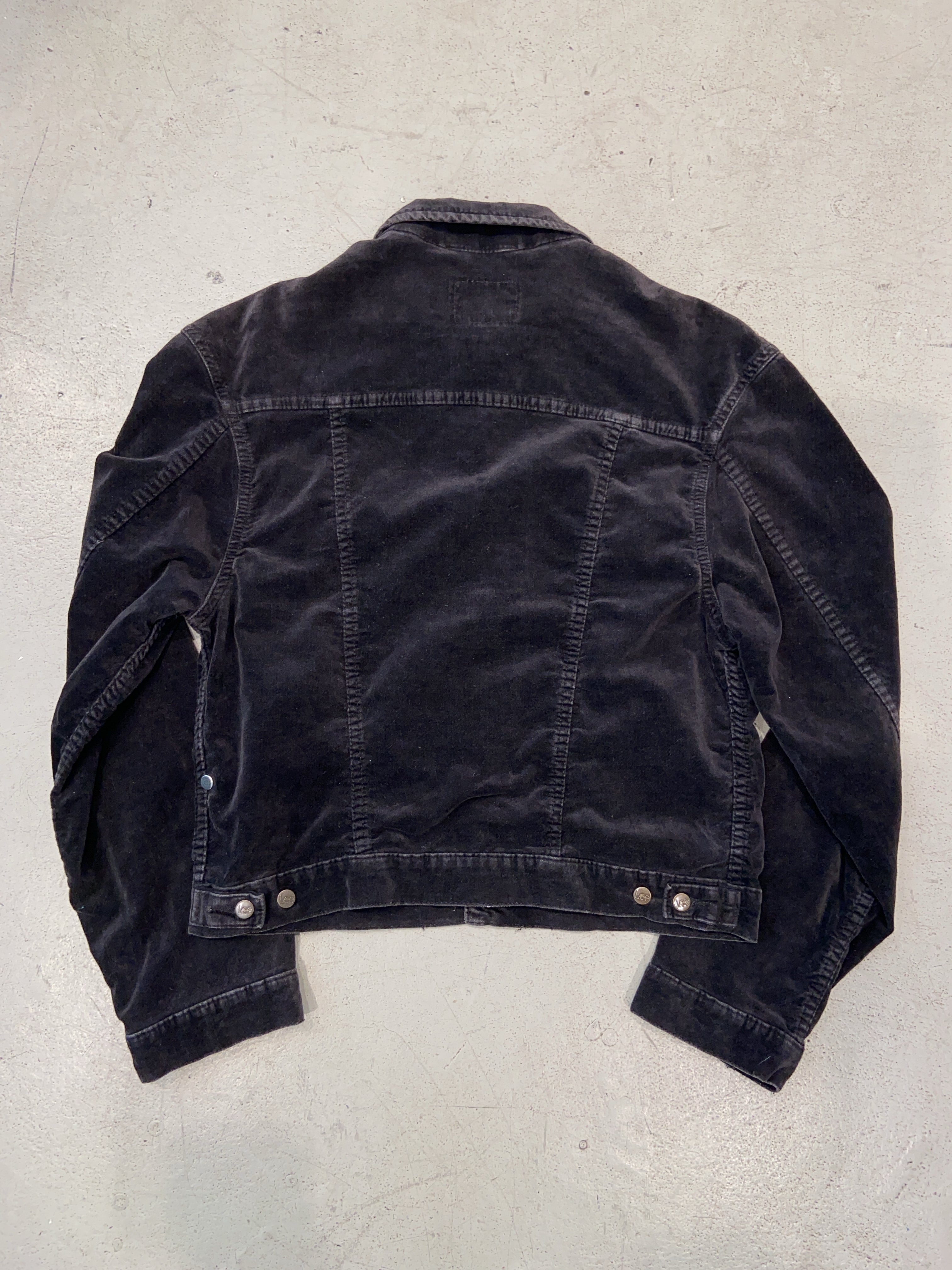 Vintage Lee Black Velvet Jacket (XL)