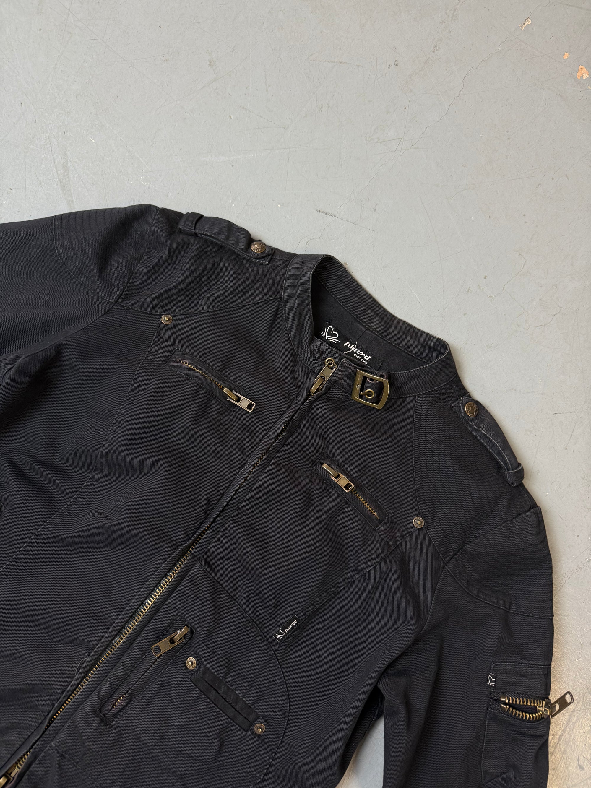 Detailliertes Produktbild von Vintage Phard Black Light Jacket S/M von vorne