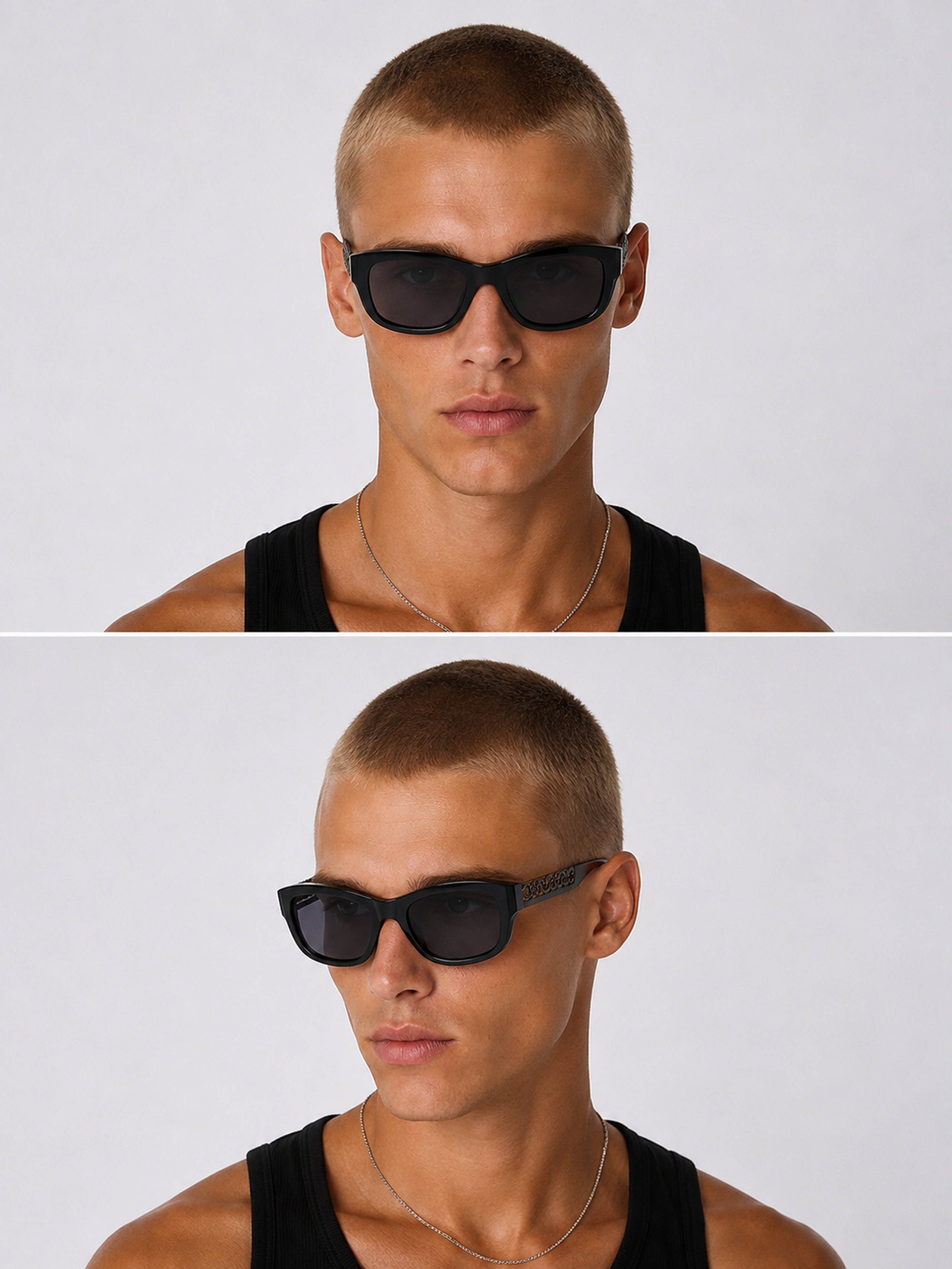 Vintage Stella McCartney Sunglasses chains grey
