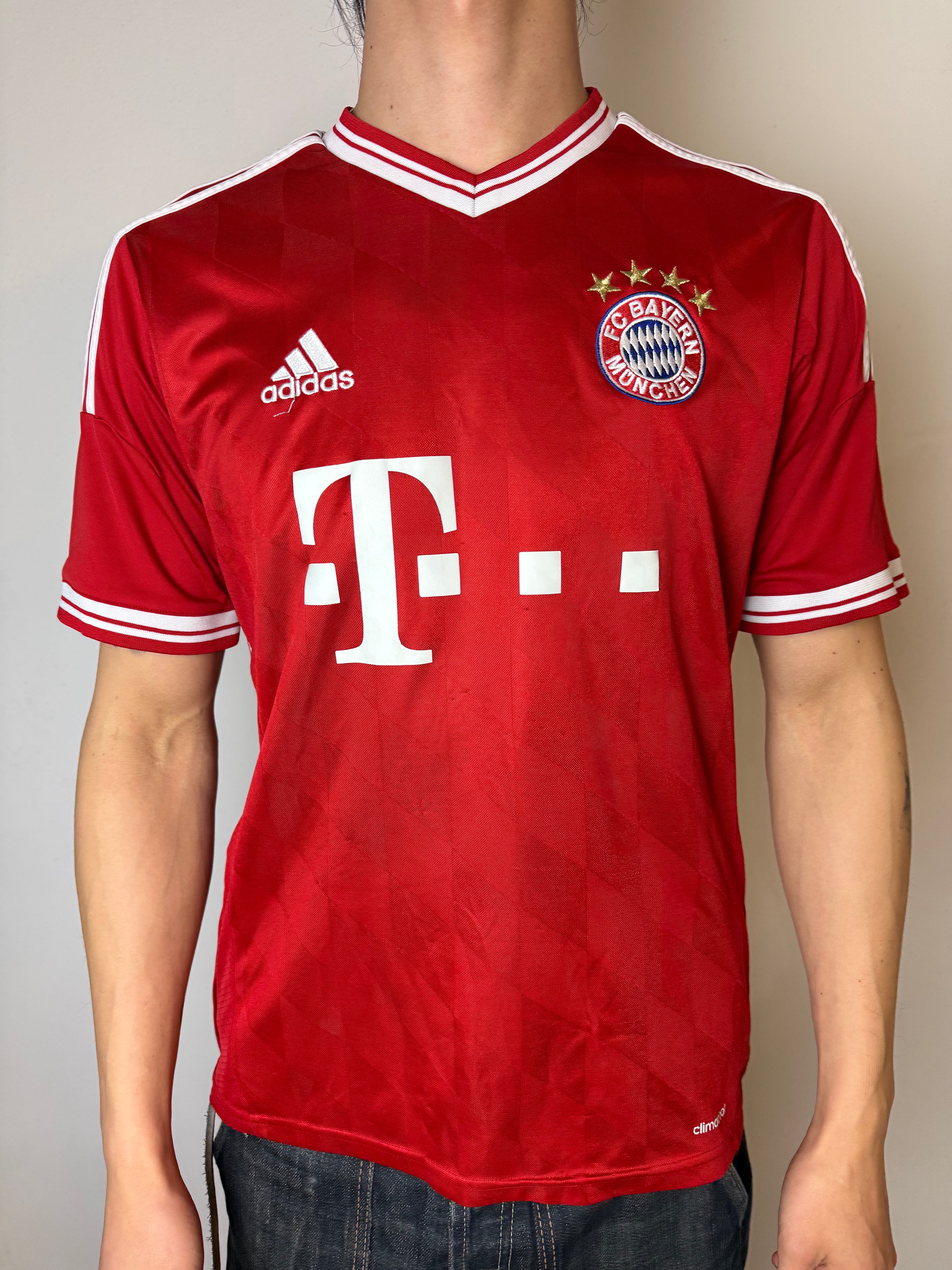 Vintage Adidas Fc Bayern München 13/14 Home Jersey M/L