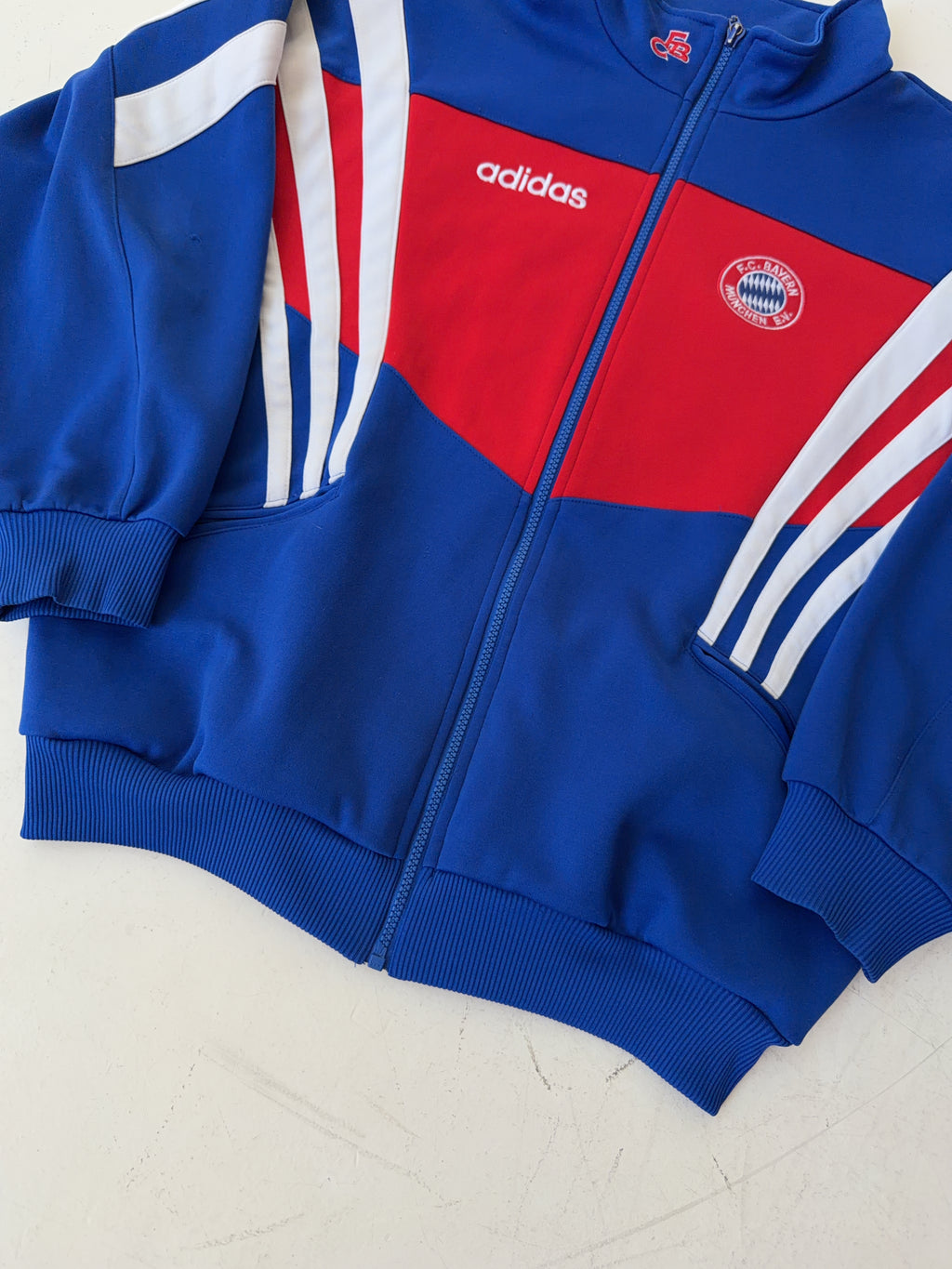 Vintage Adidas 1990s Fc Bayern München Track Jacke (M)