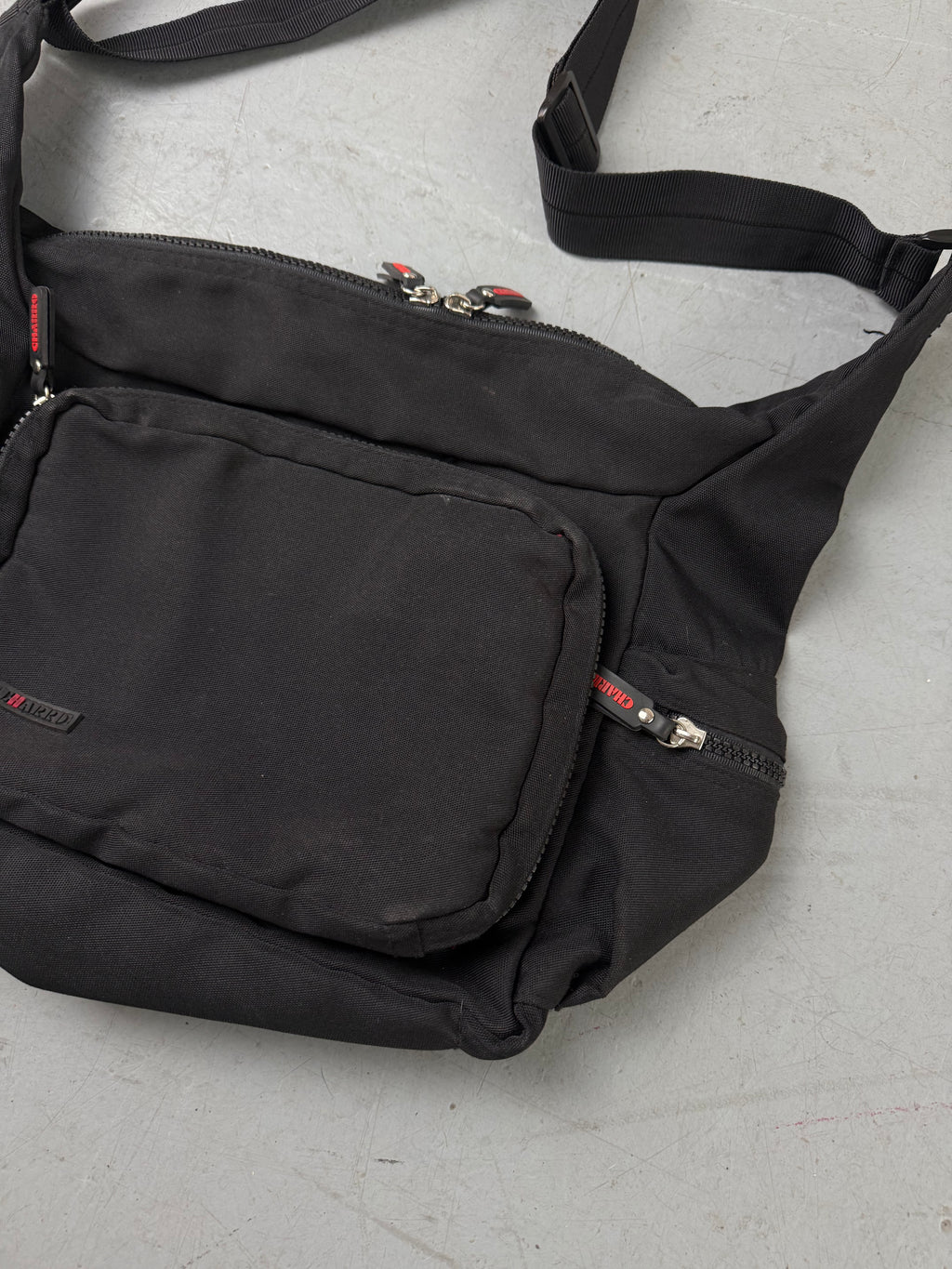 Vintage Charro Black Crossbody Bag. Y2K Second Hand 2000s Fashion