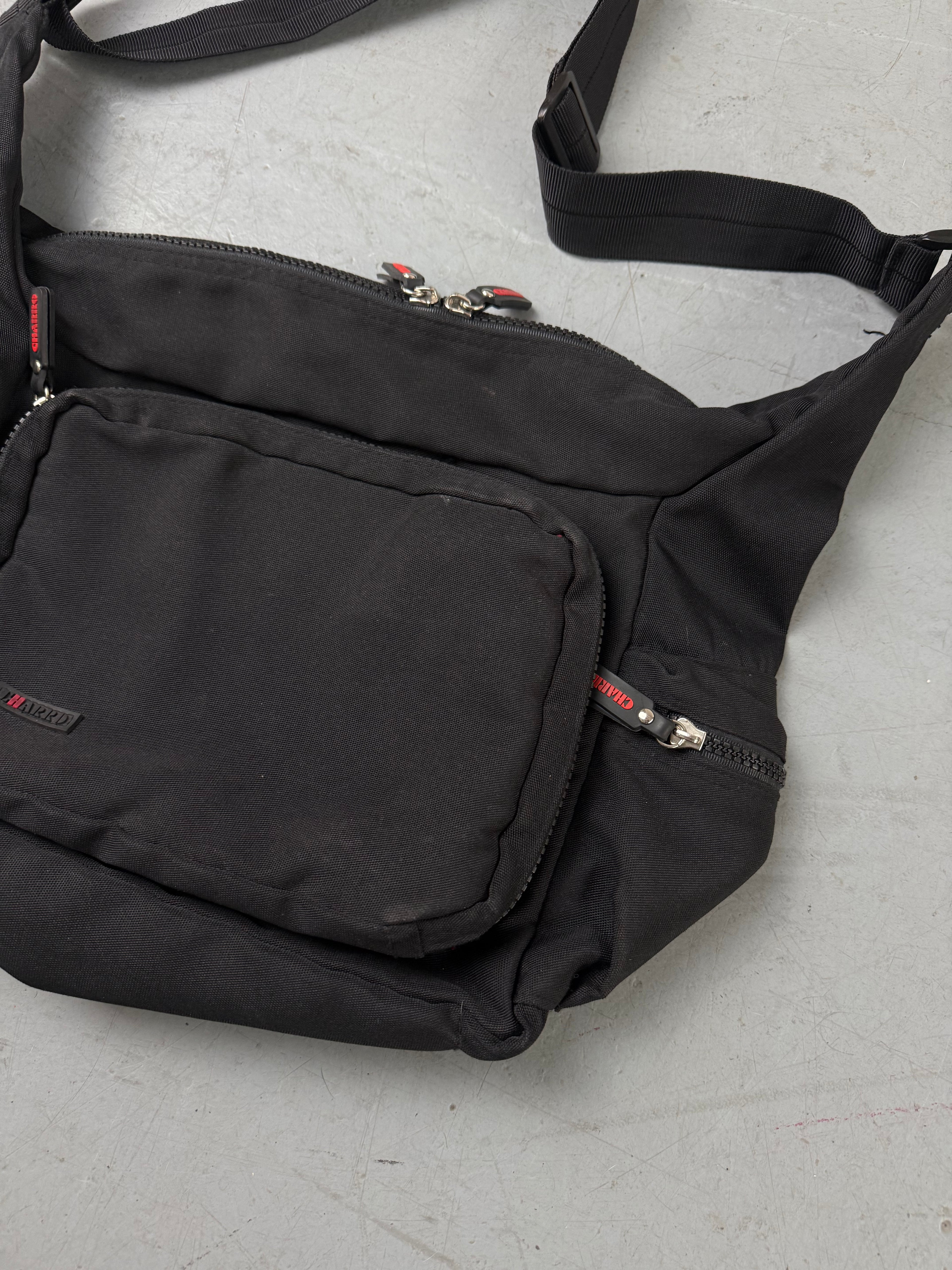Vintage Charro Black Crossbody Bag. Y2K Second Hand 2000s Fashion