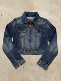 Vintage Armani Jeans Cropped Denim Jacket M