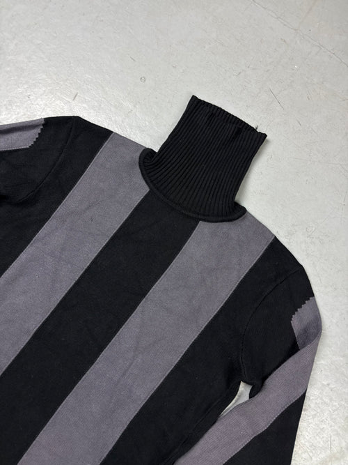 Vintage Dirk Bikkembergs Striped Turtleneck Sweater M
