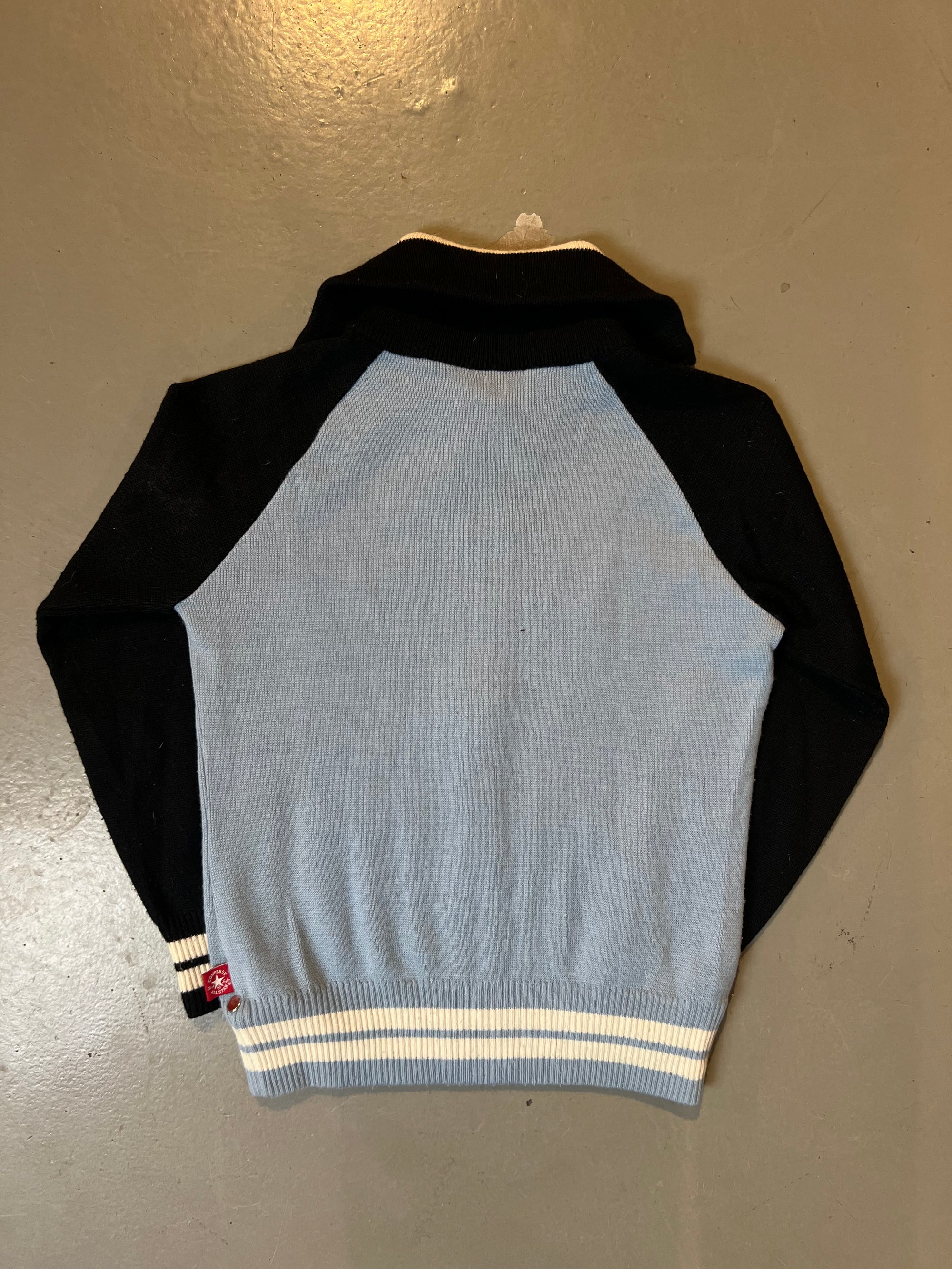 Vintage Blue Converse Zipper XS/S
