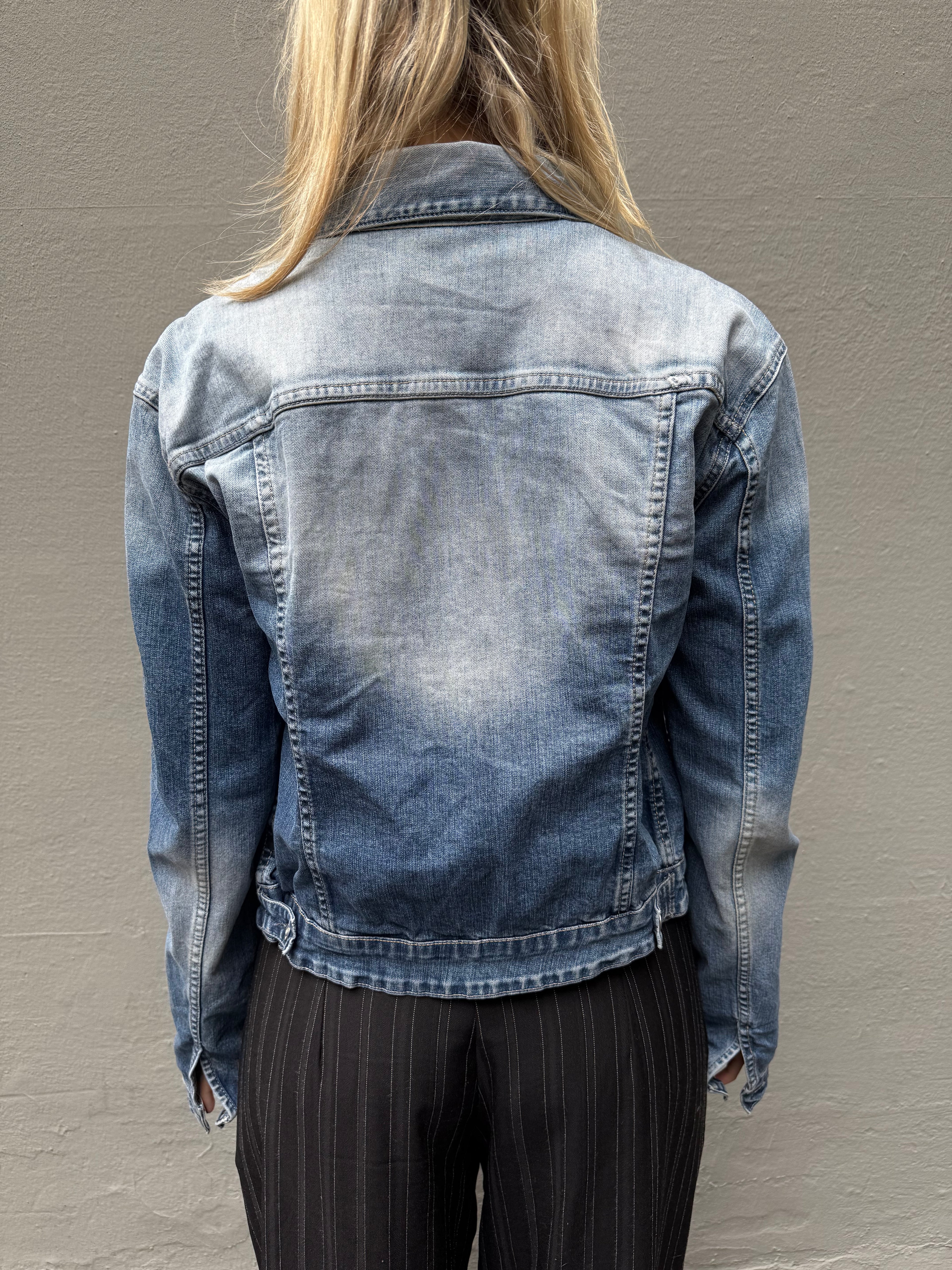 Vintage Diesel Light Blue Denim Jacket S/M