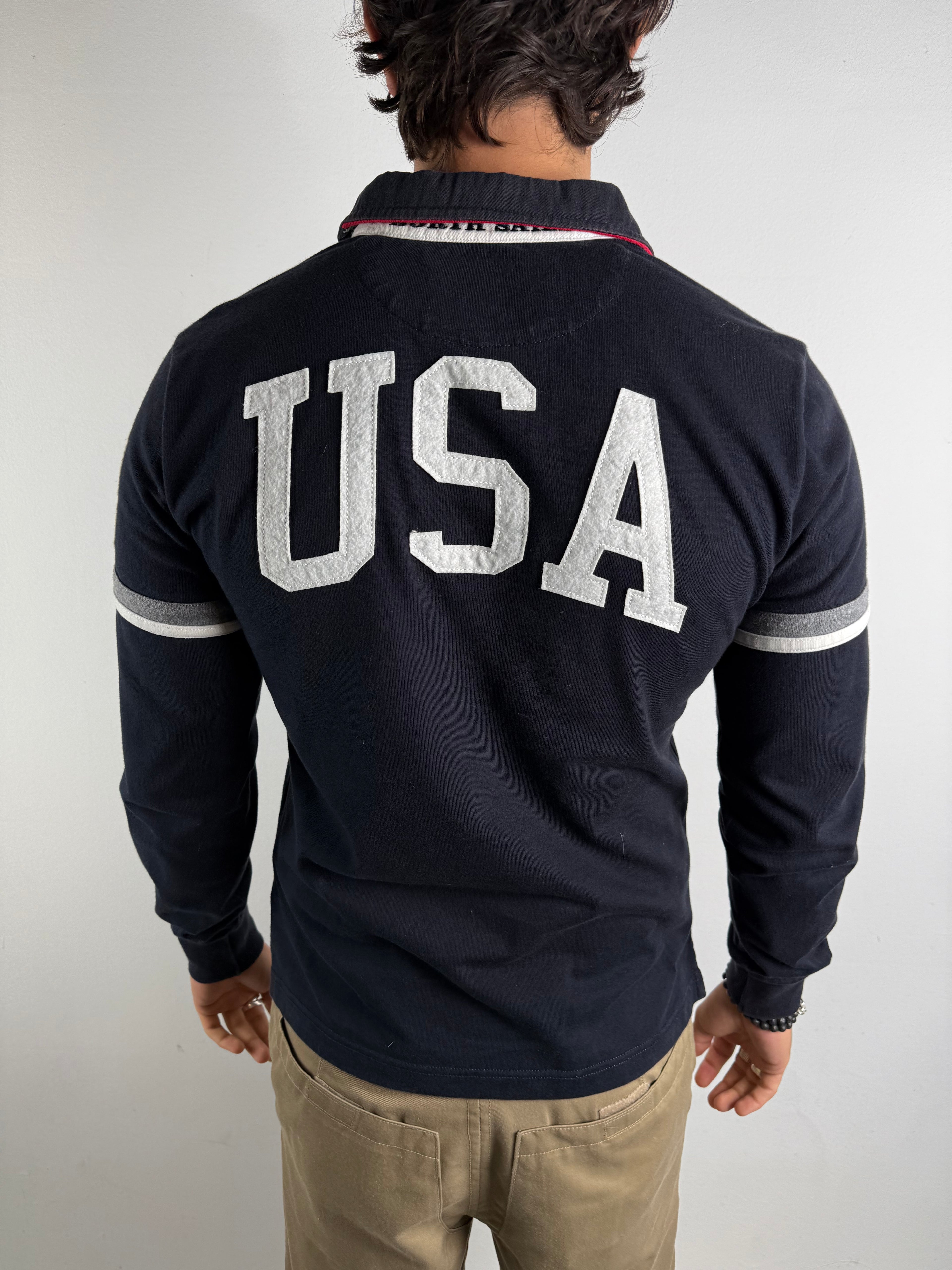 Vintage North Sails Polo Longsleeve M