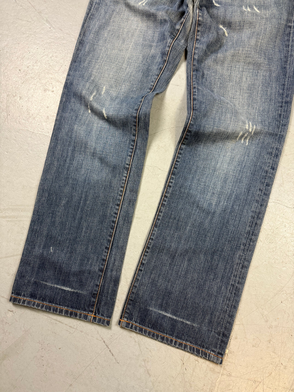 Vintage Ed Hardy Baggy Denim with Back Print M/L