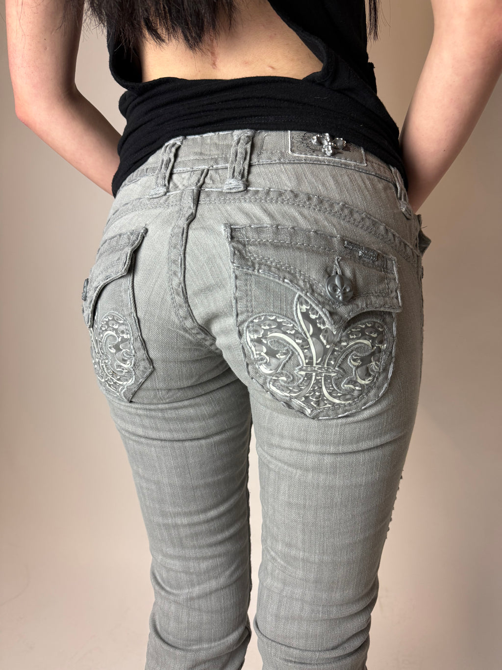 Y2K Laguna Beach „Redondo Beach“ Low Waist Denim für Damen. Y2K 2000s Fashion