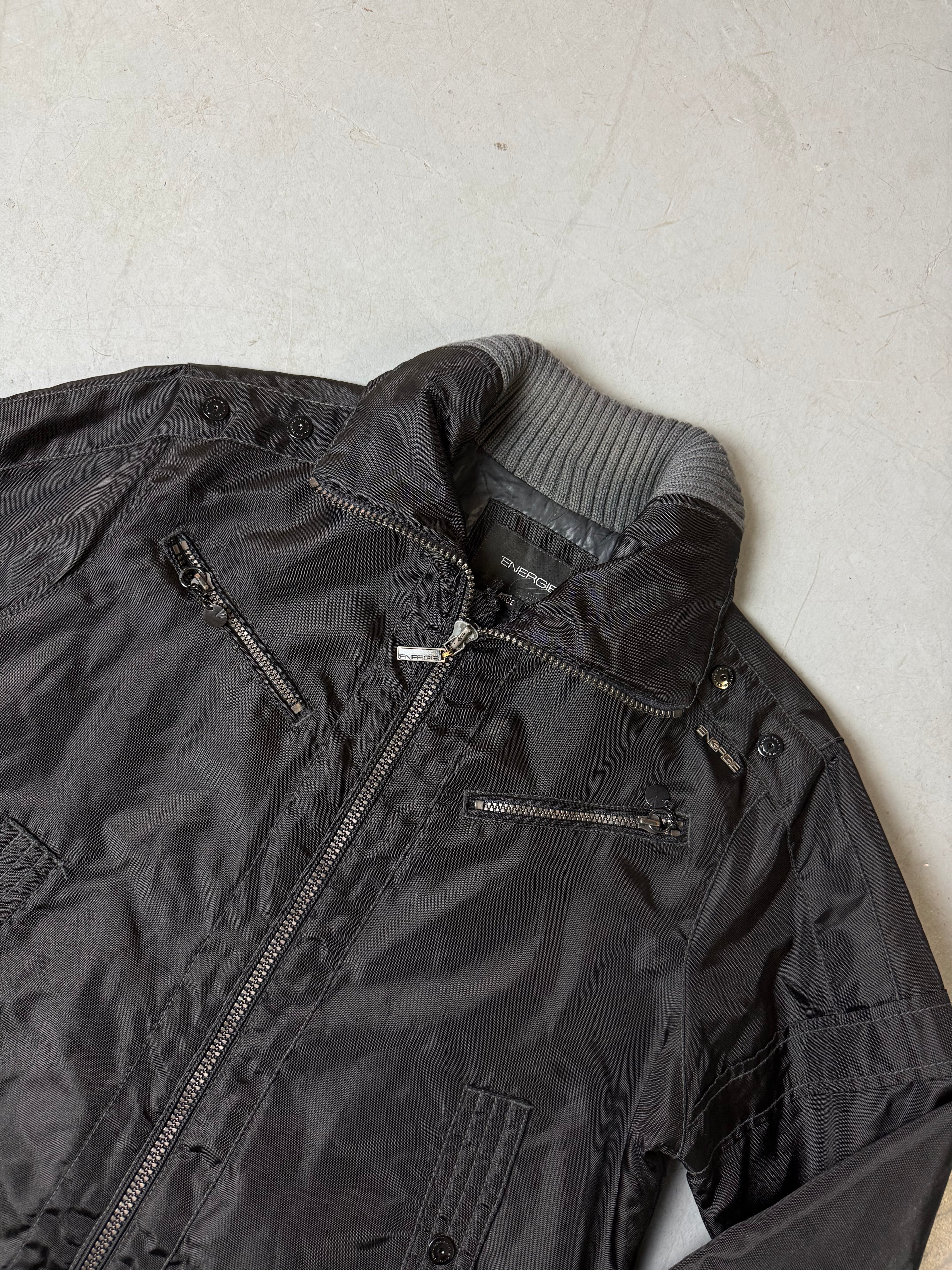 Vintage Energie Black Outerwear Jacket L