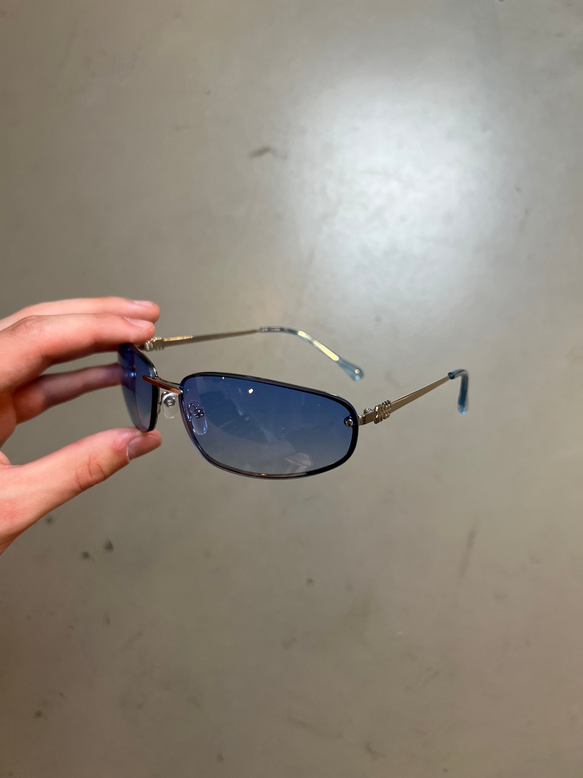 Blue/Silver Sunglasses