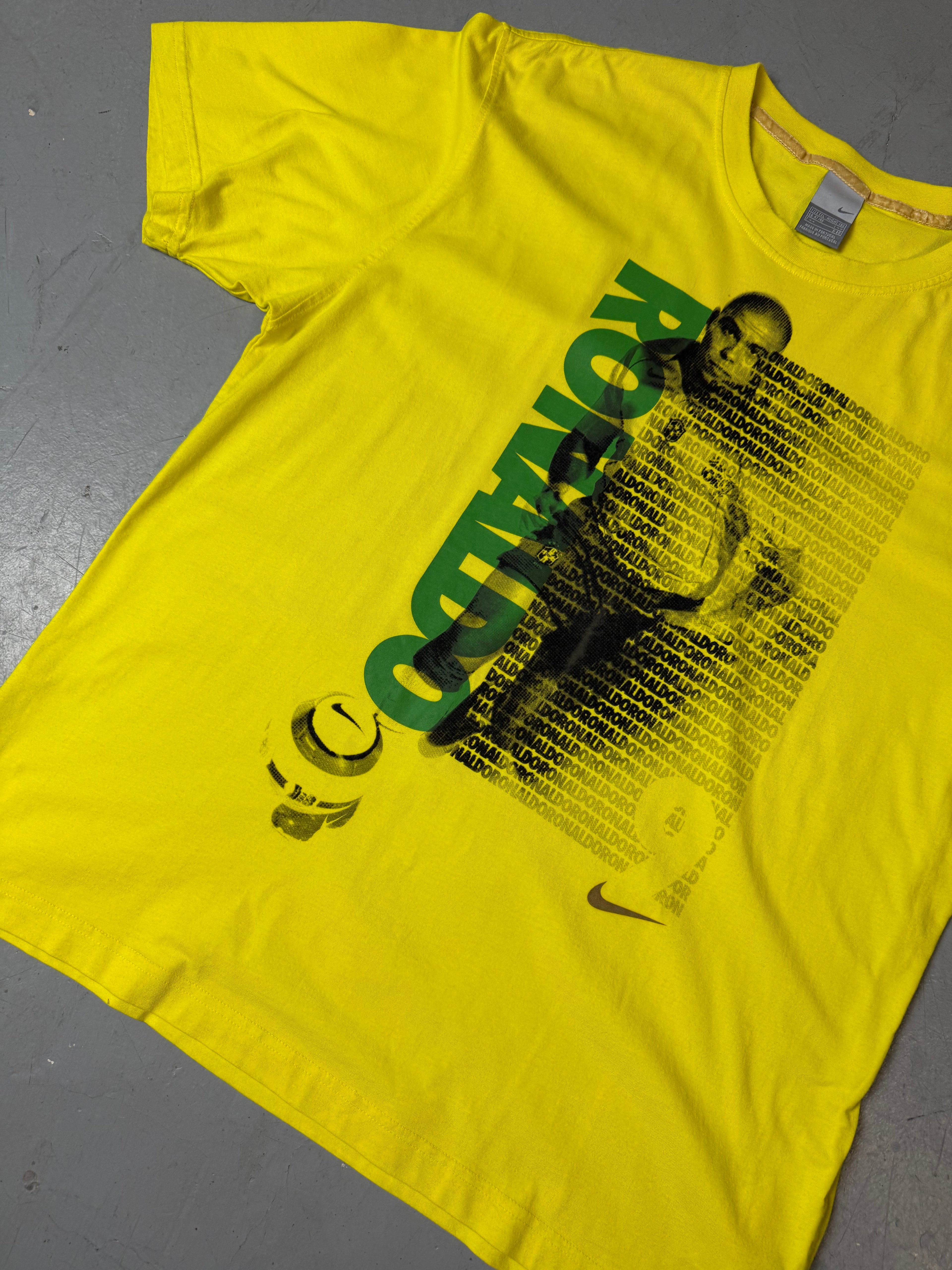 Vintage Nike Ronaldo Printed T-Shirt XXL