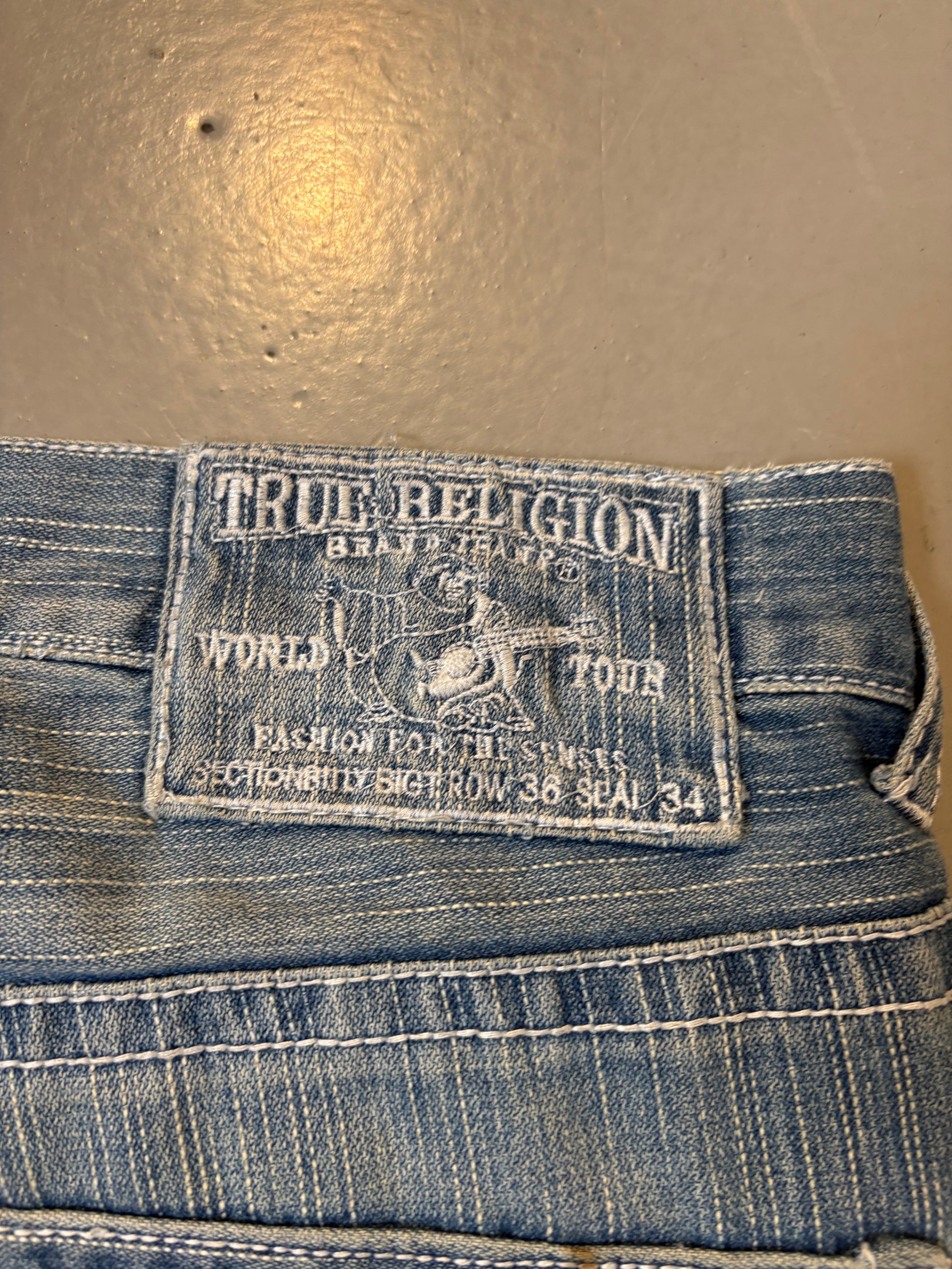 Vintage True Religion Stitched Denim L/XL
