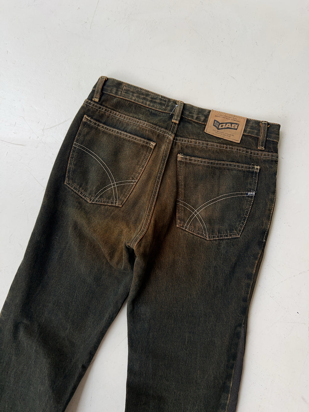 Vintage GAS Brown Flared Jeans (M)