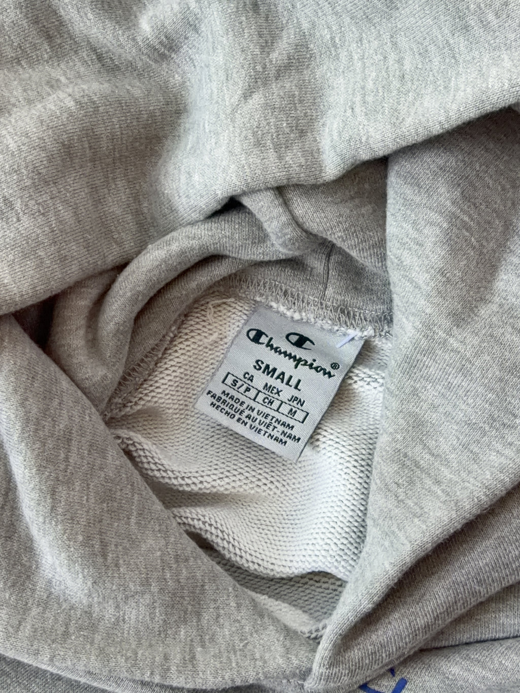 Vintage Champion Short Sleeve Hoodie (S)