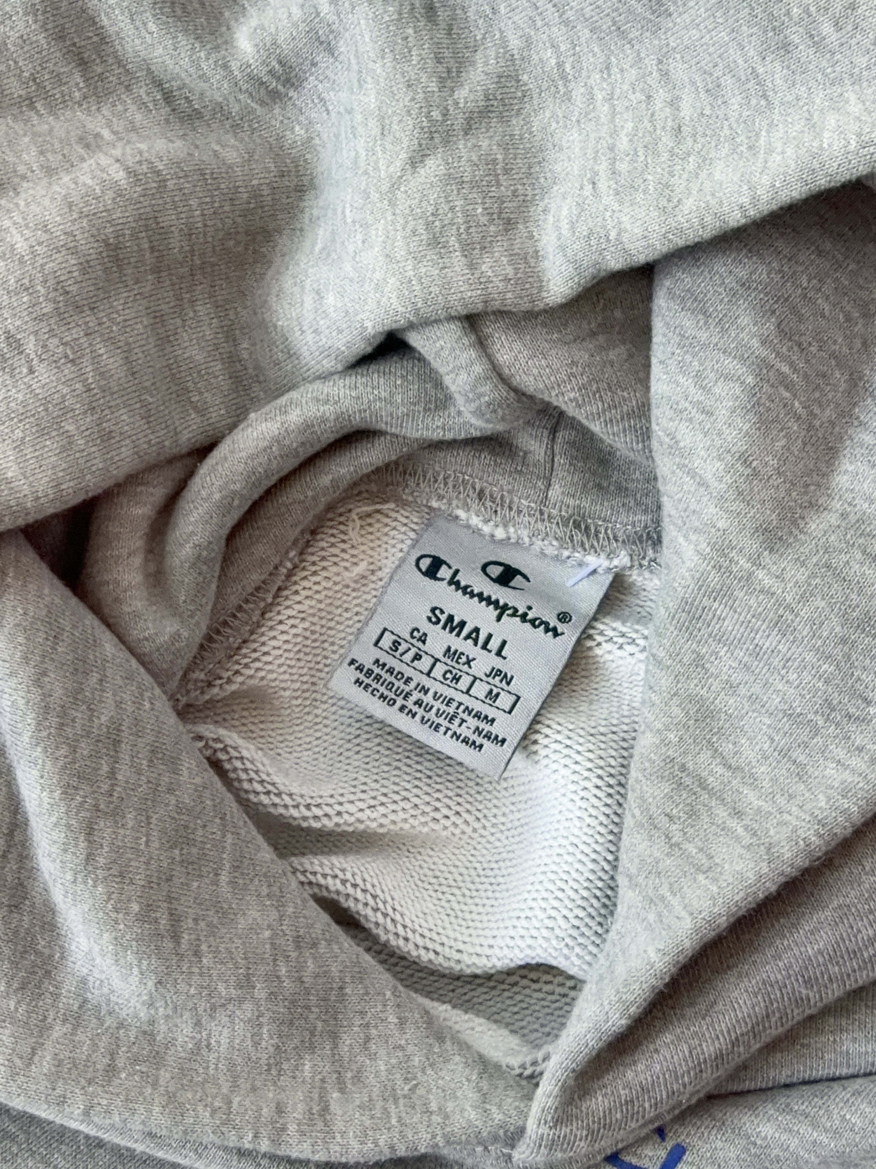 Vintage Champion Short Sleeve Hoodie (S)