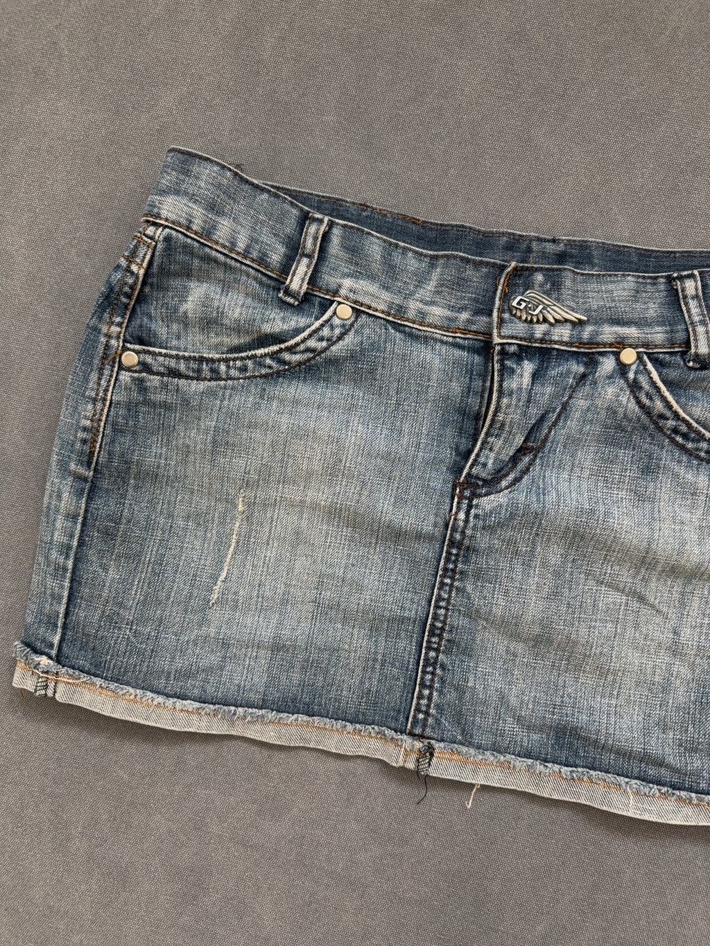 Vintage Denim Mini Rock (L)