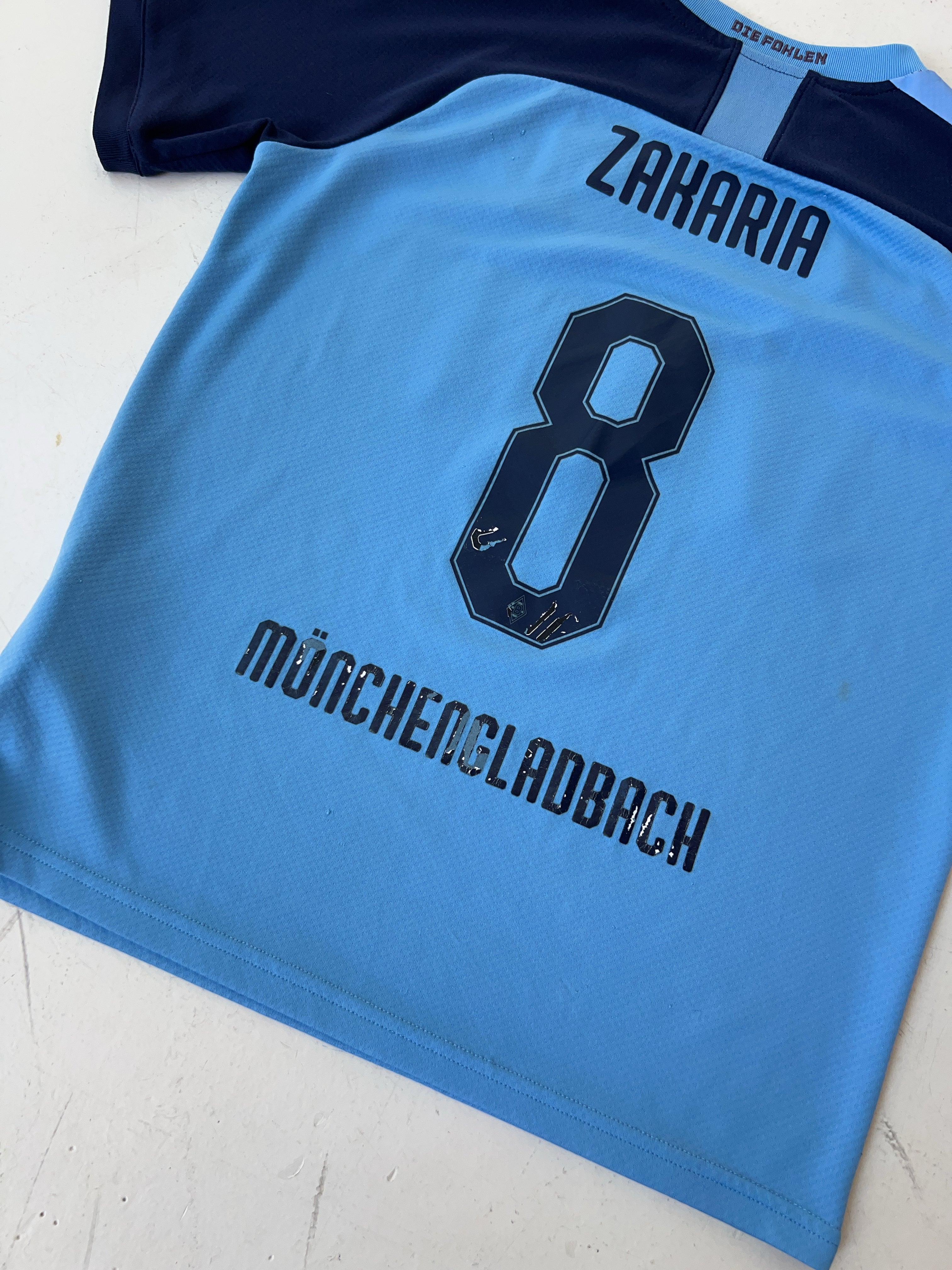 Vintage Puma Borussia Mönchengladbach 2019/20 Zakaria Away Jersey (S)