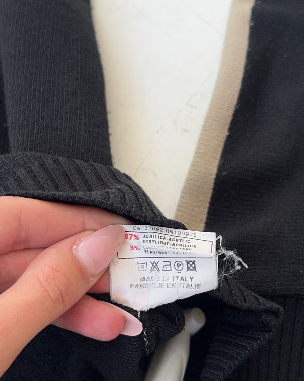 Vintage Energie Knit Zip Jacke (XXL)