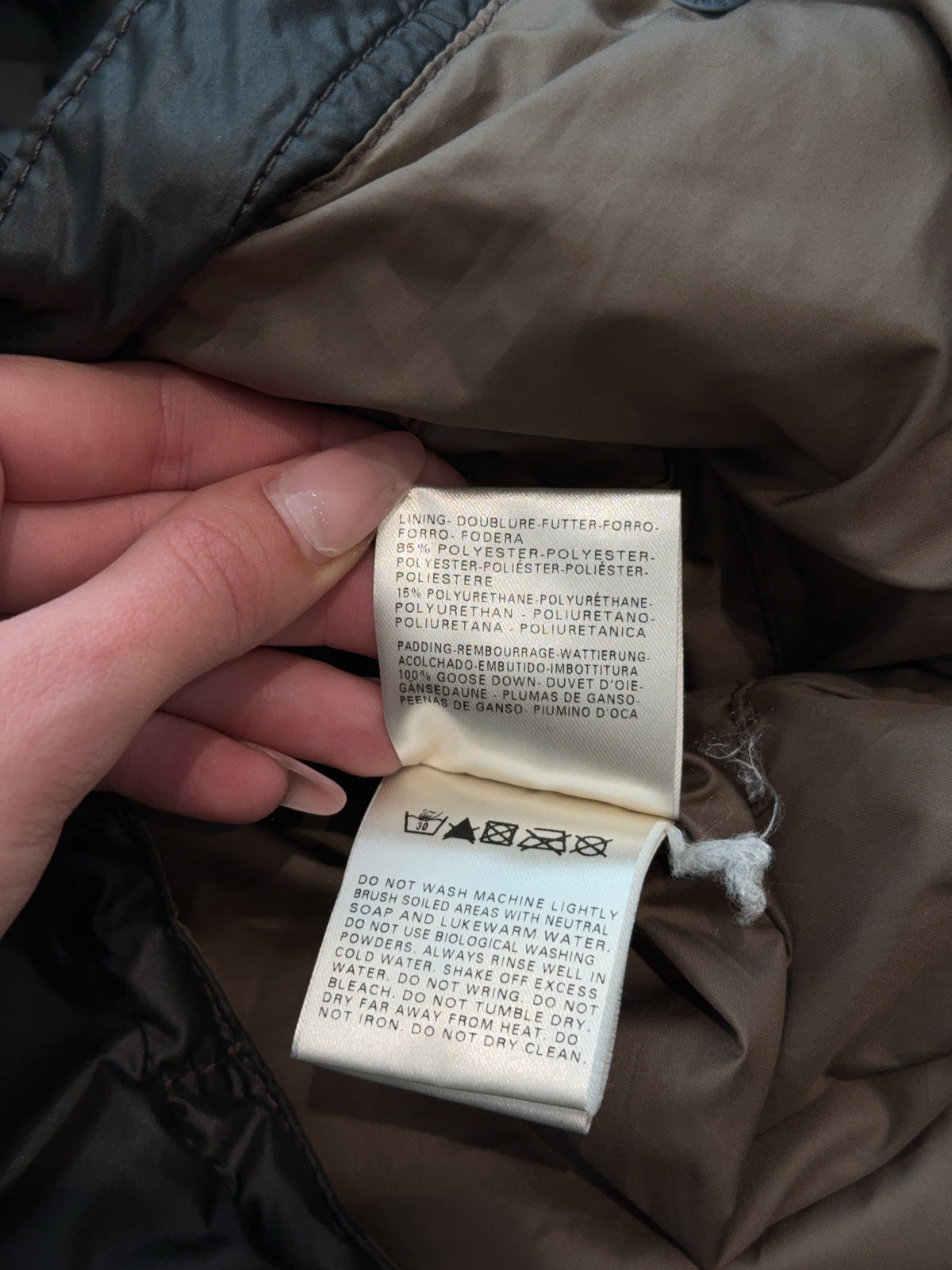 Vintage Belstaff Daunen Mantel (M)