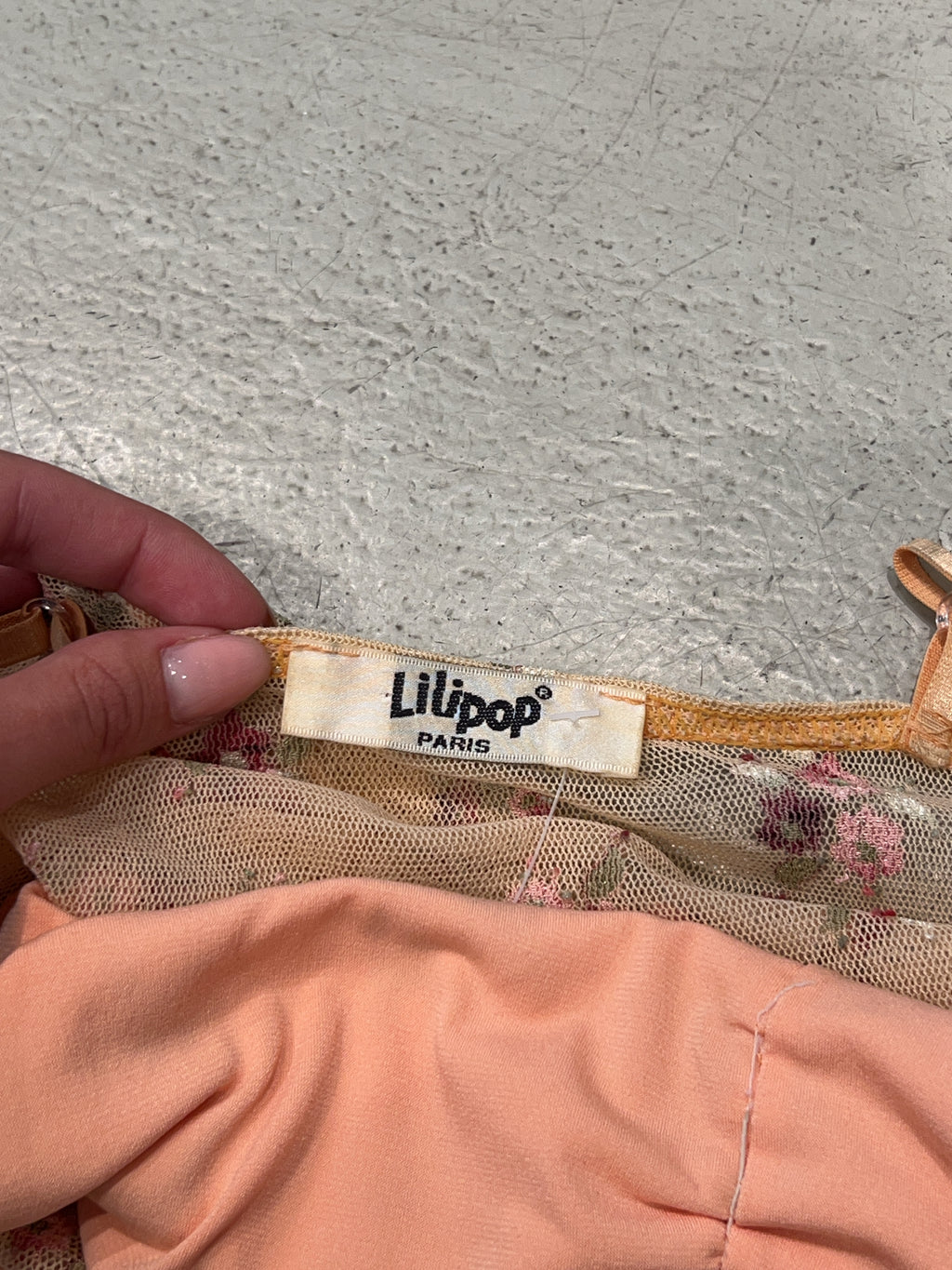 Vintage Lilipop Paris Top für Damen. Y2K Second Hand 2000s Fashion.