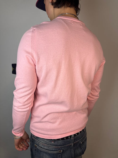 Vintage Stone Island Light Pink Knit Sweater M/L