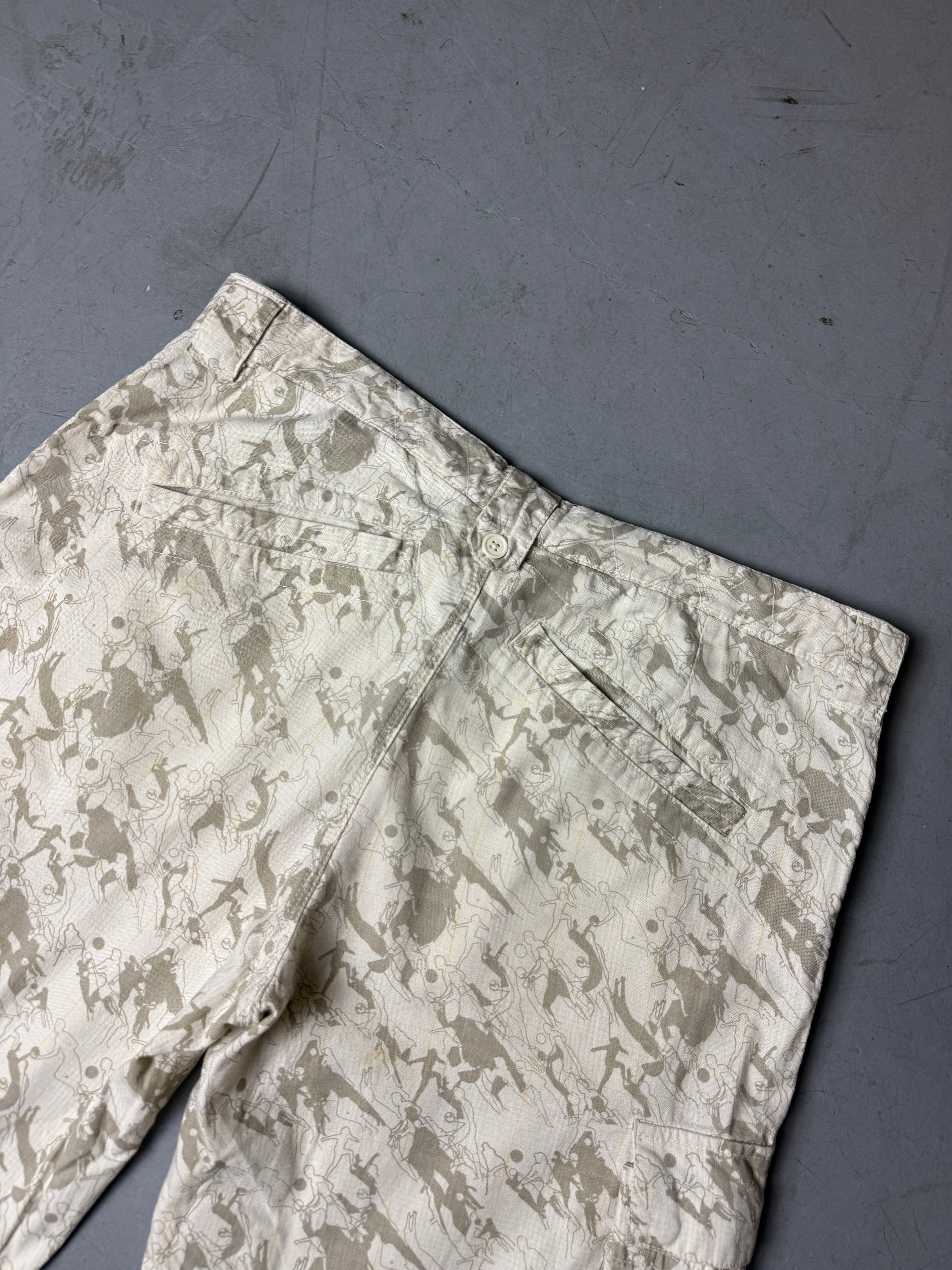 Vintage Nike Printed Sport Shorts