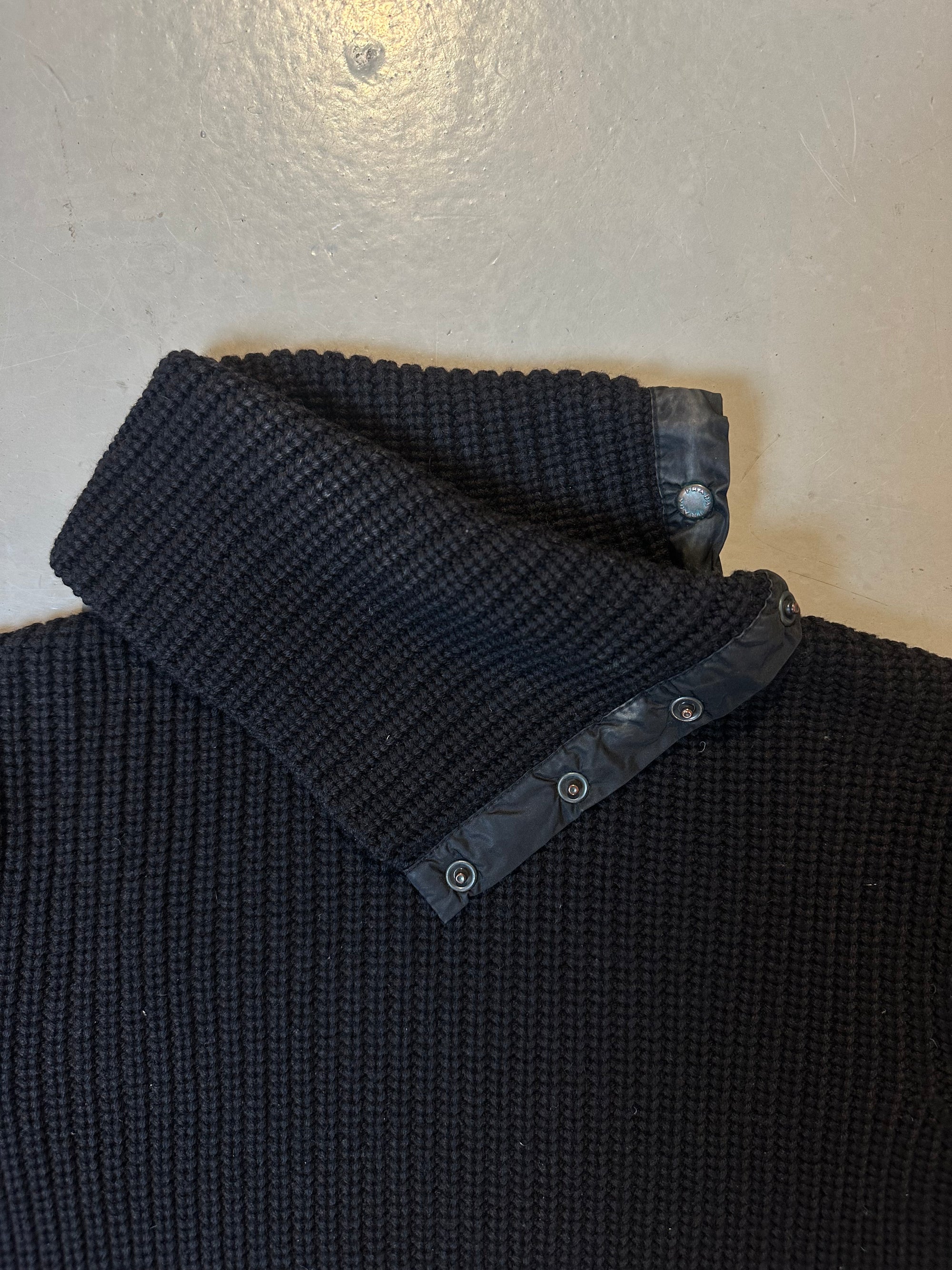 Vintage Prada Black Knit Sweater XS/S