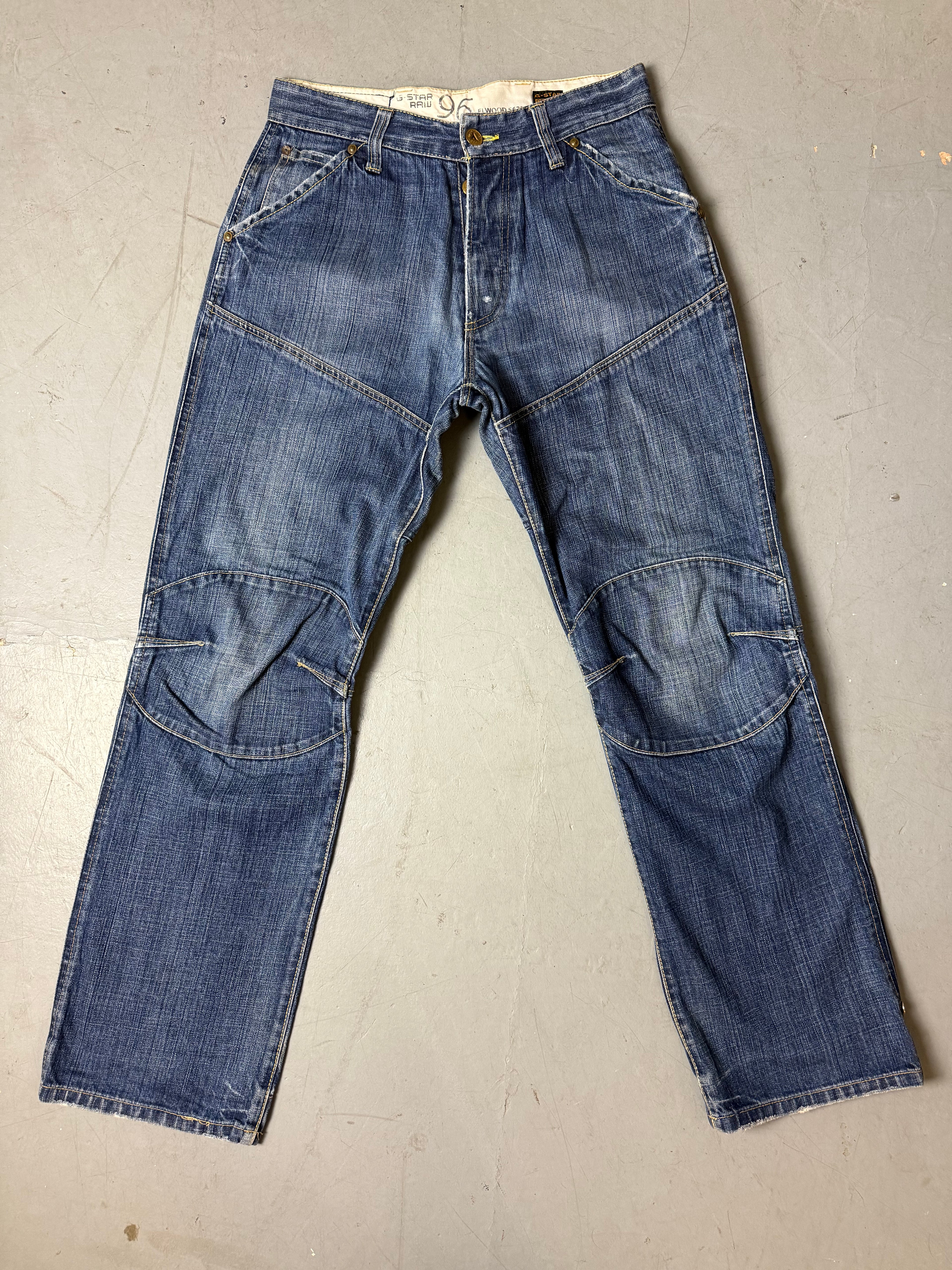 Vintage G-Star Raw Dark Blue Baggy Jeans M