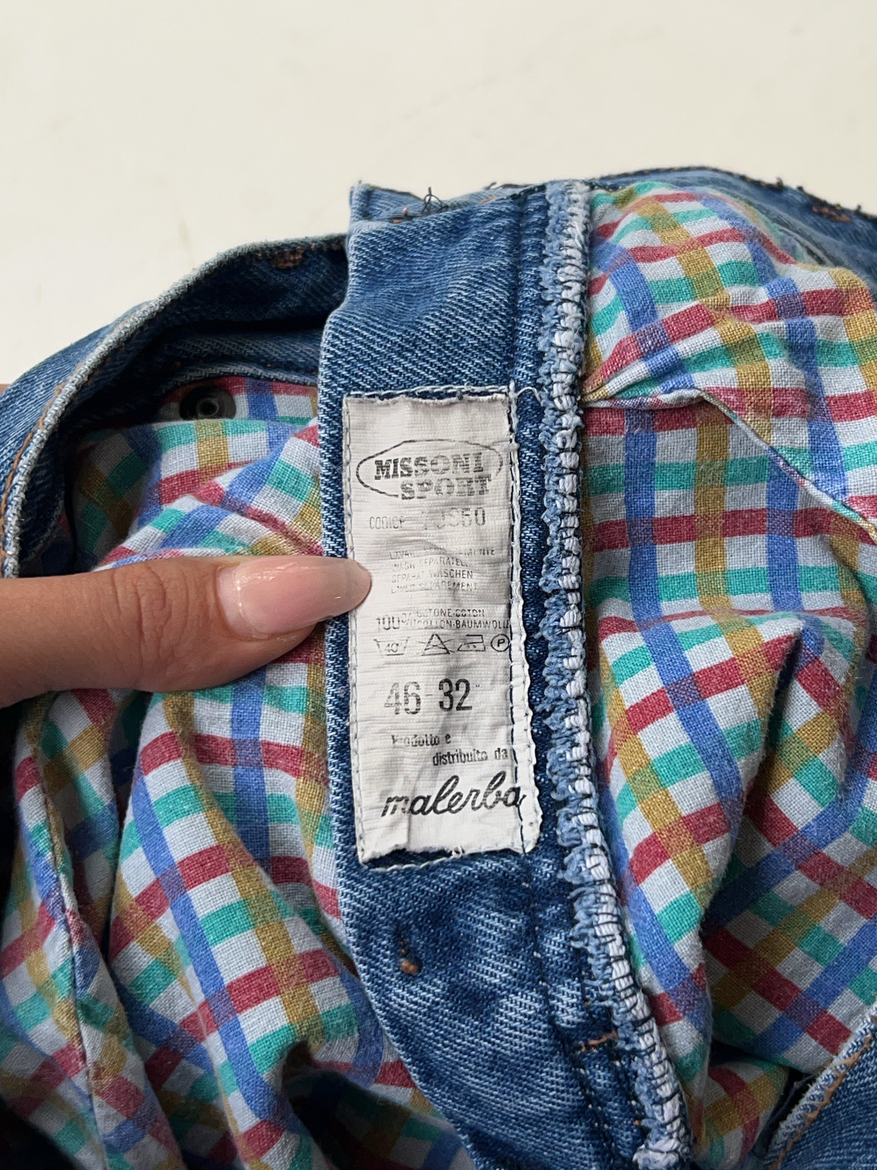 Vintage Missoni Sport Reworked Bootcut Jeans (M)