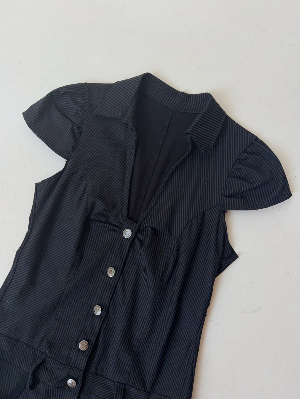 Vintage Pinstripe Dress (M)