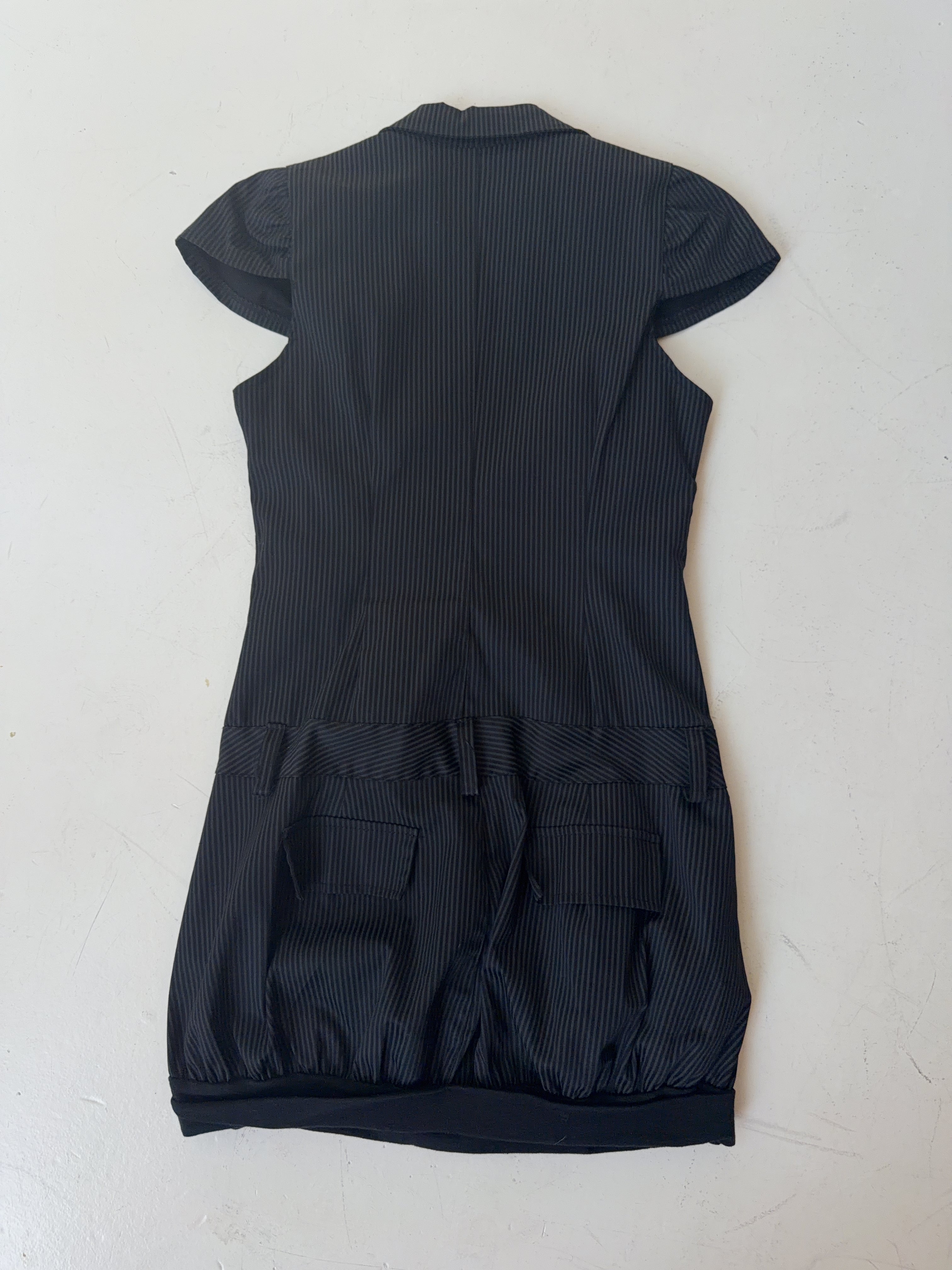 Vintage Pinstripe Dress (M)