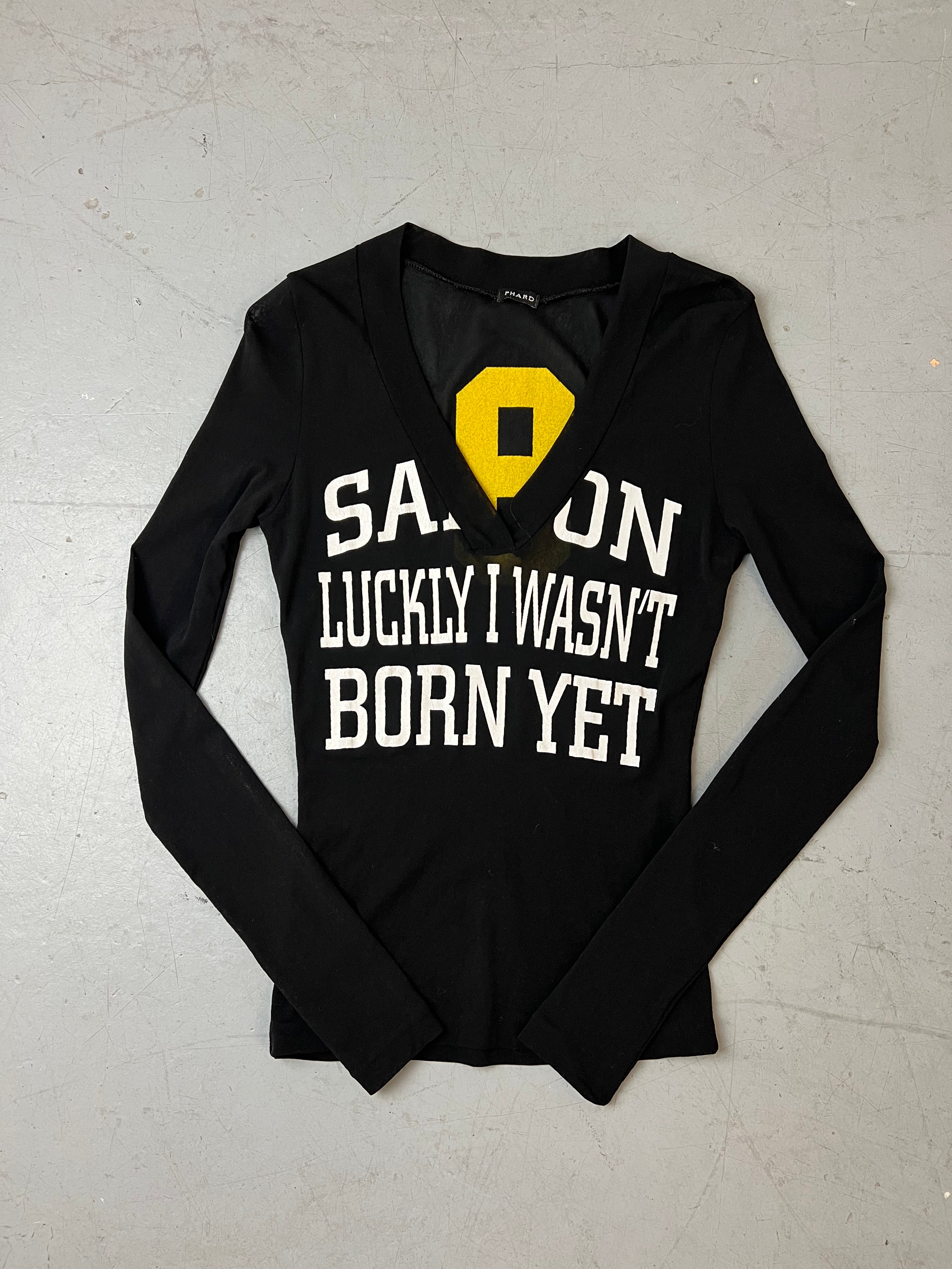 Vintage Phard Mesh Seethrough Longsleeve Für Damen. Y2K Second Hand 2000s Fashion