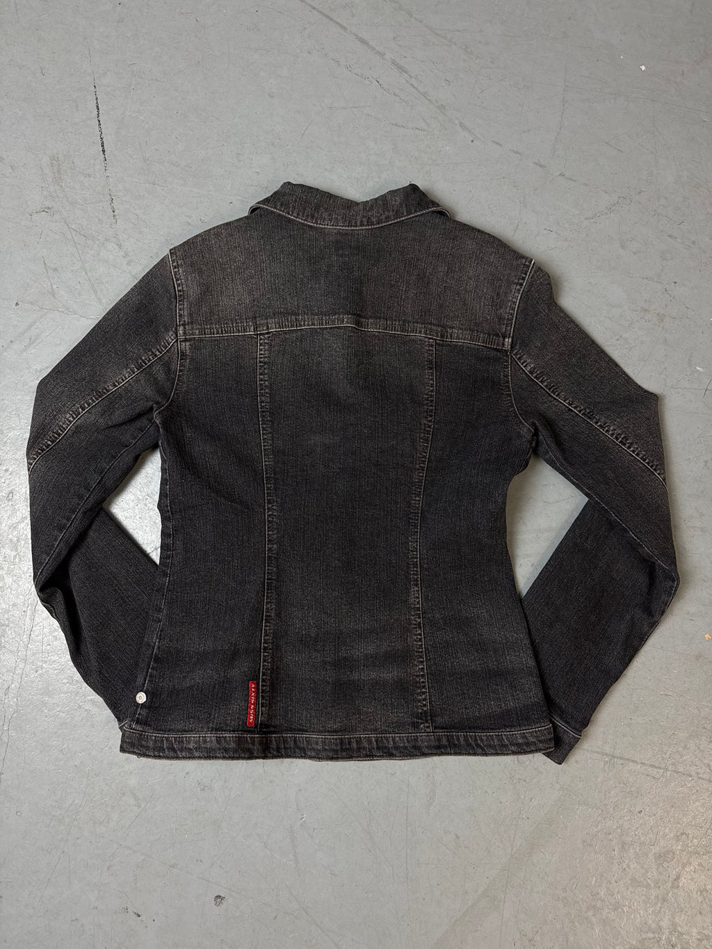 Vintage Miss Sixty Black Denim Jacket M