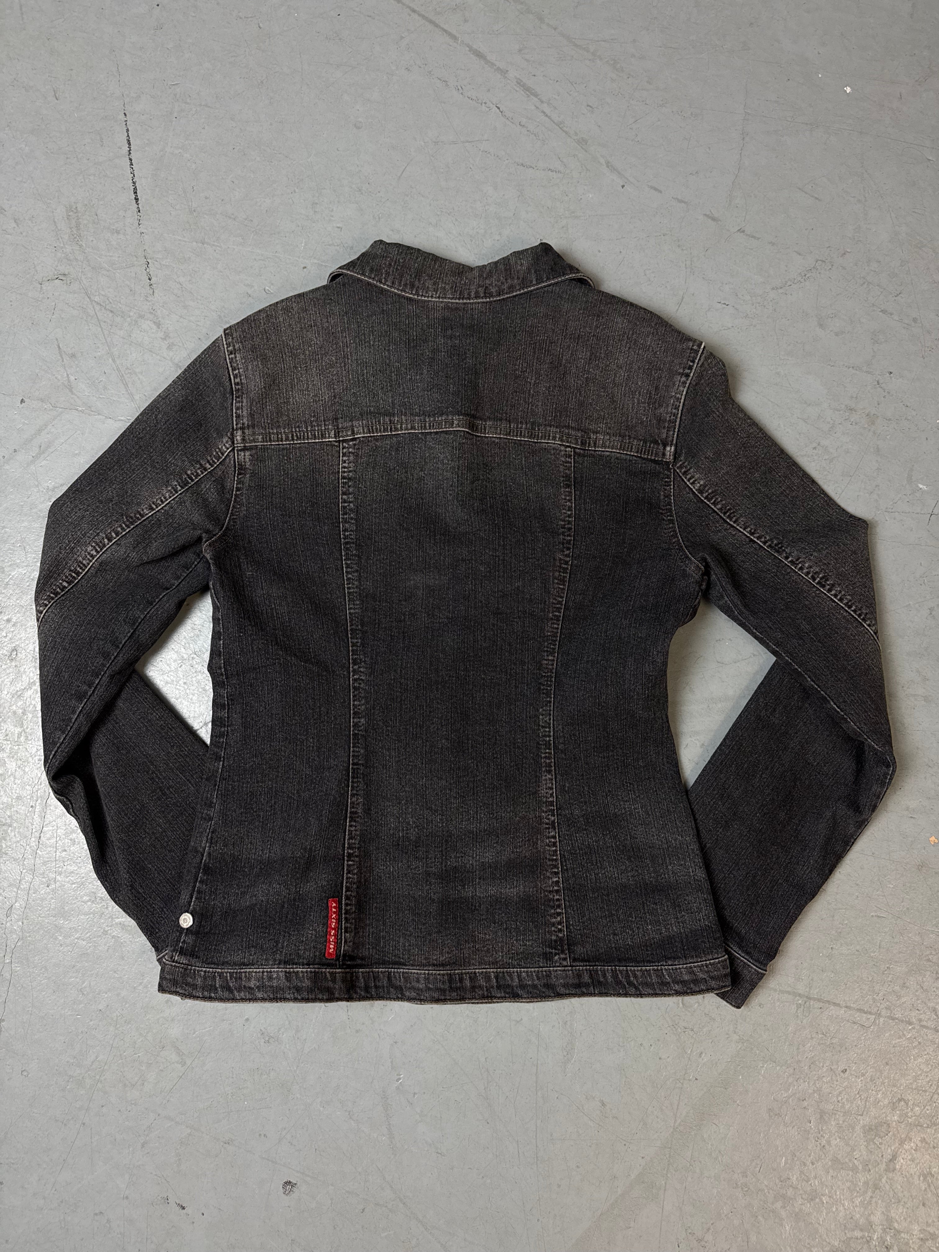 Vintage Miss Sixty Black Denim Jacket M