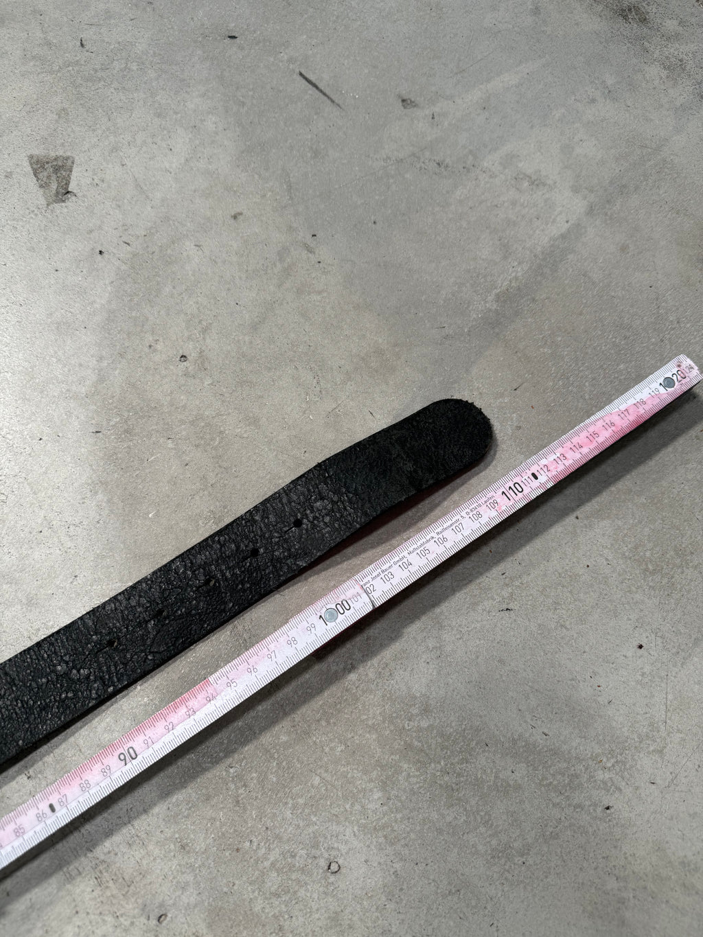 Vintage Sweet Years Black Leather Belt with Studs. Y2K Second Hand Fashion