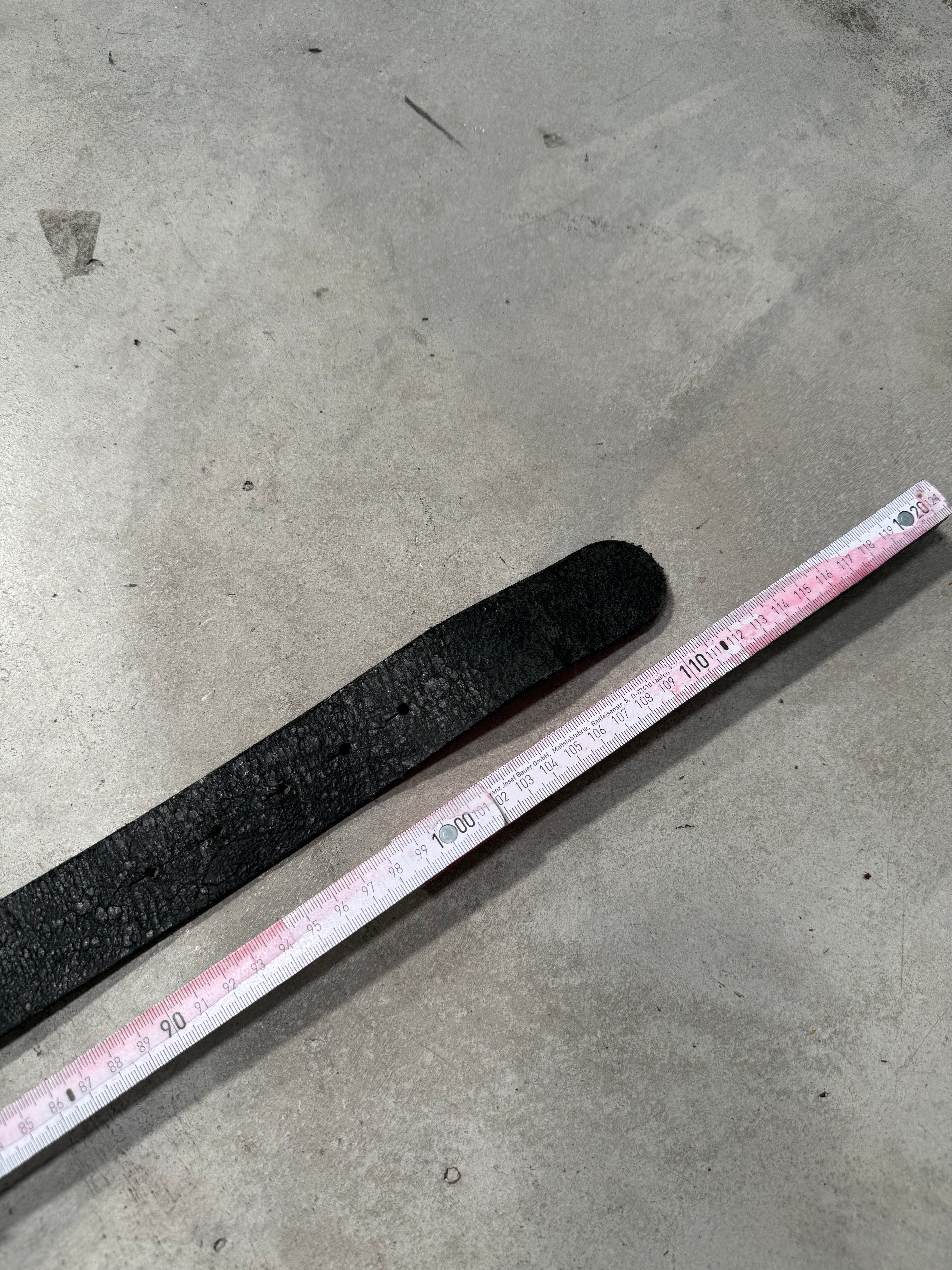 Vintage Sweet Years Black Leather Belt with Studs. Y2K Second Hand Fashion