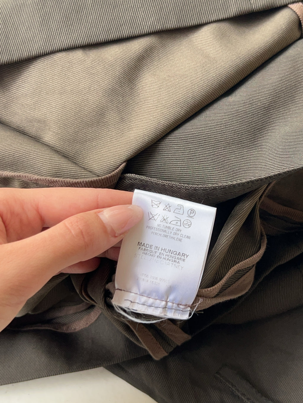 Vintage Stella Mccartney Brown Trench Coat (M)