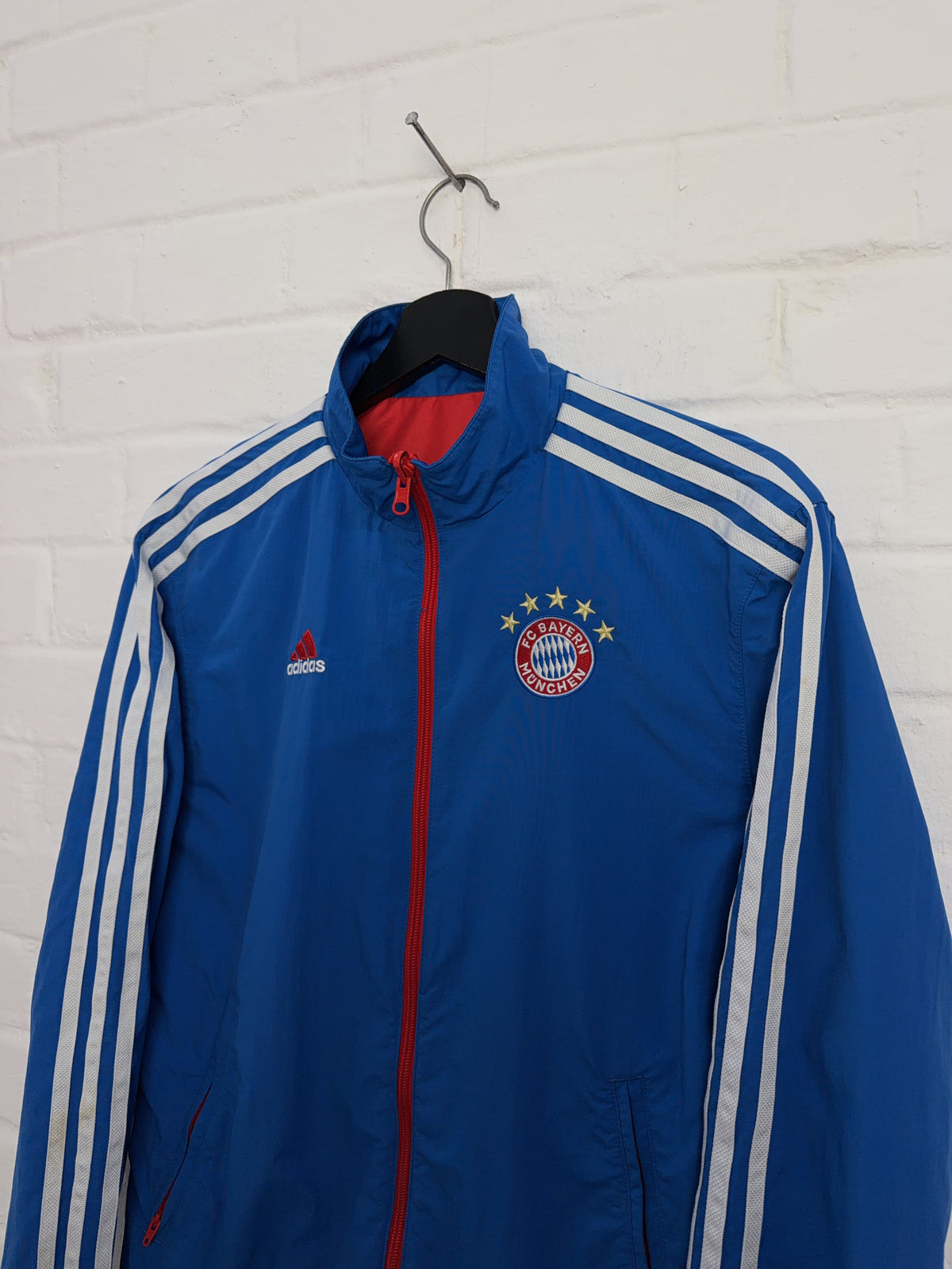 Vintage Adidas FC Bayern Track Jacke wendbar (S)